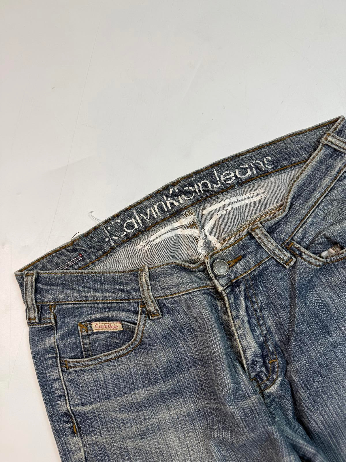 Y2K Calvin Klein bootcut denim jeans (W28)