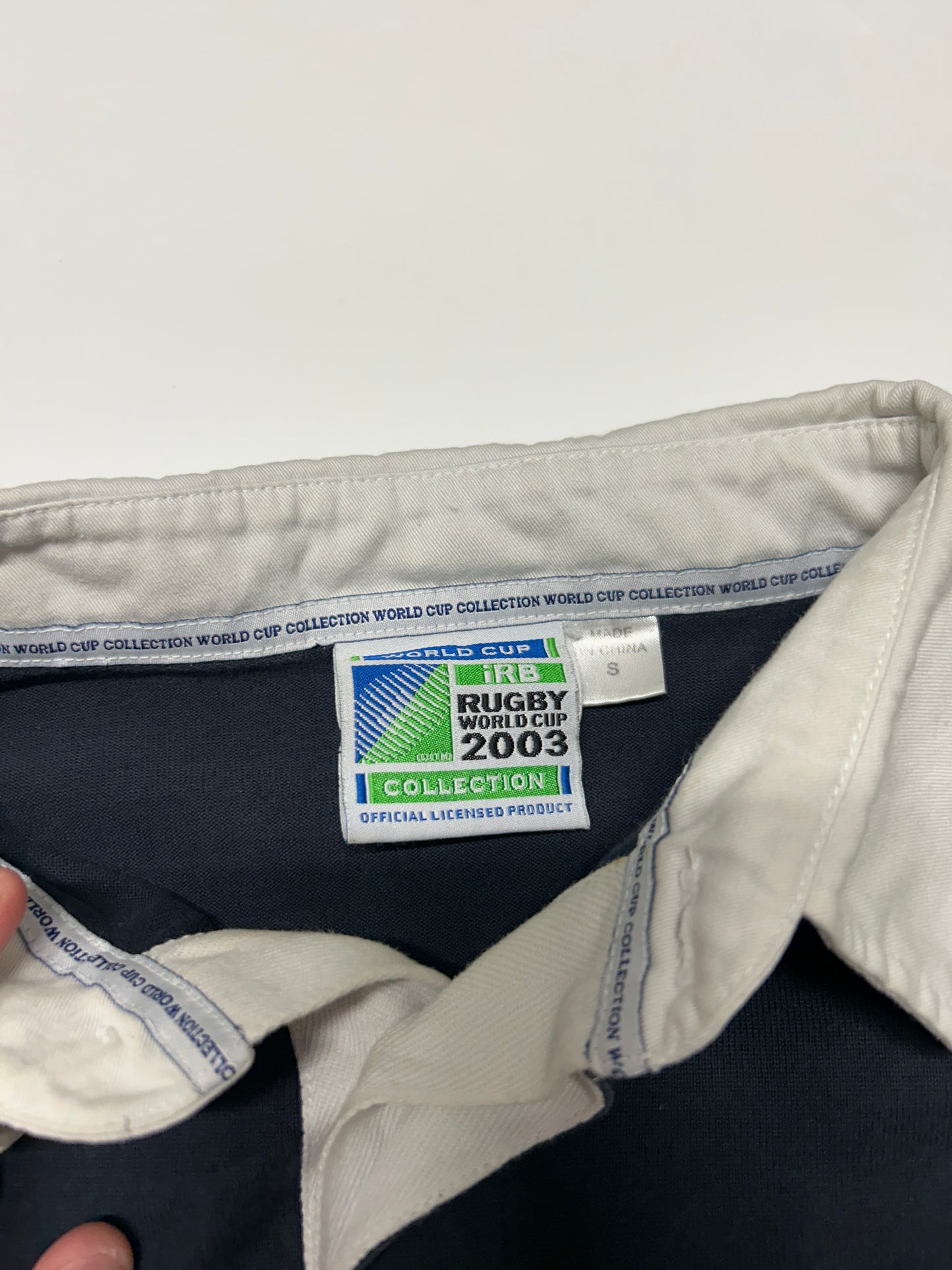 Vintage Reebok Australia 2003 world cup rugby polo (S)