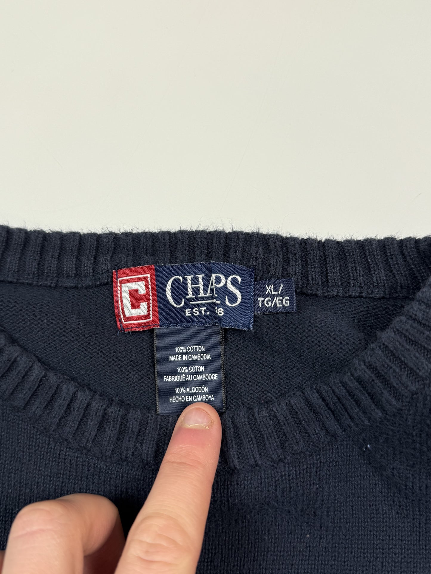 Vintage Chaps knit sweater (XL)