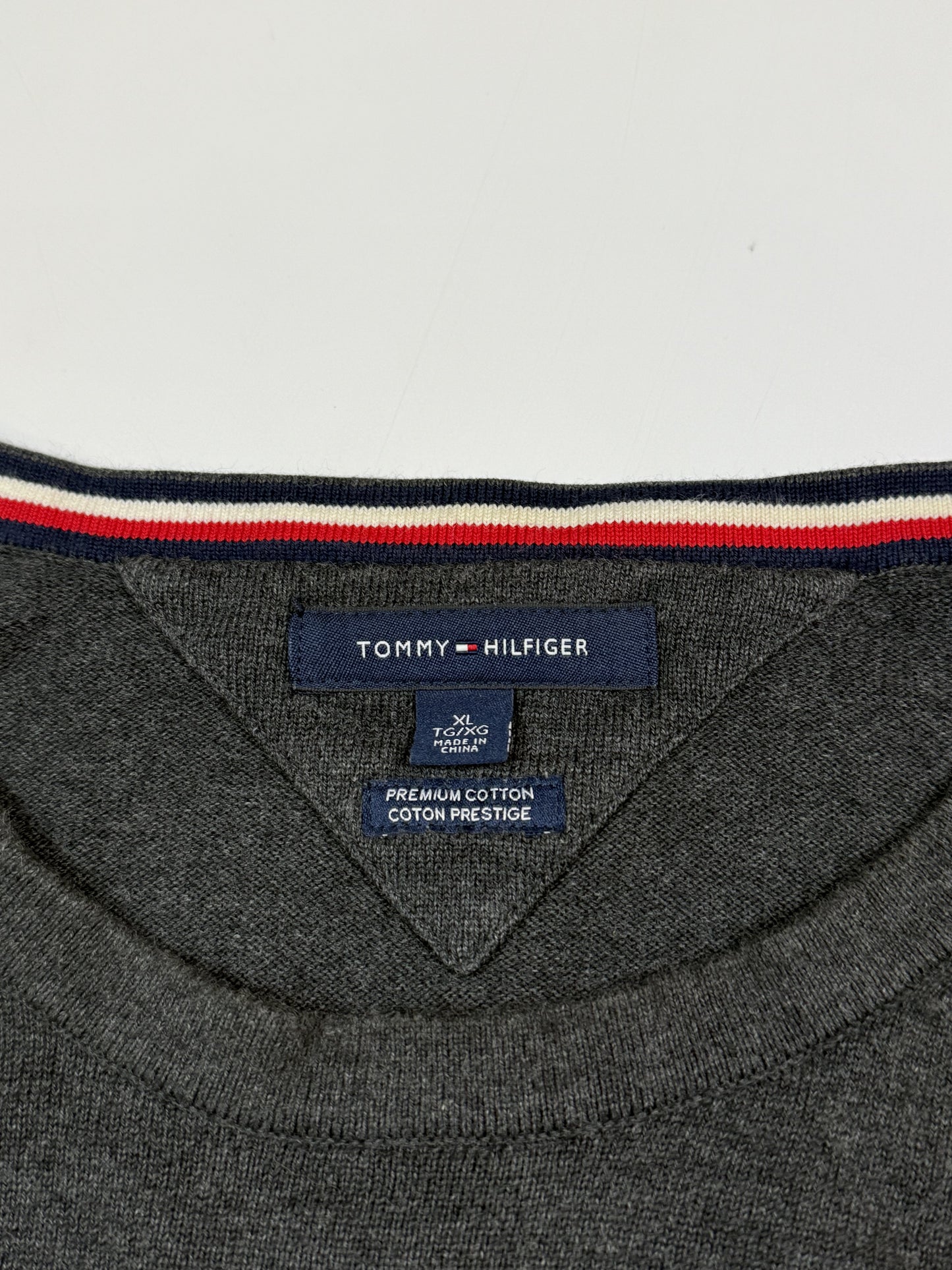 Tommy Hilfiger striped knit sweater (XL)