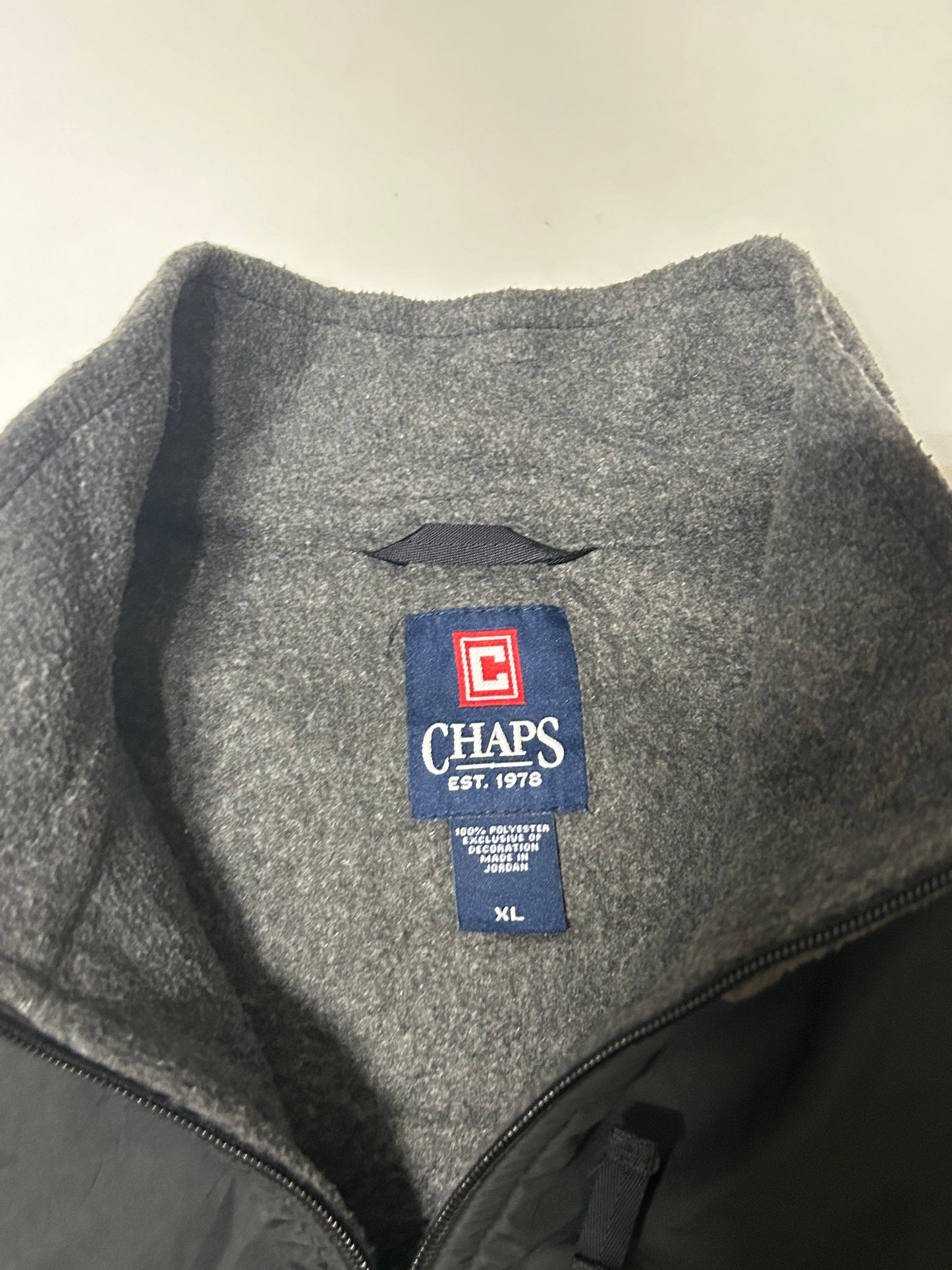 Chaps full zip fleece jacket (XL)