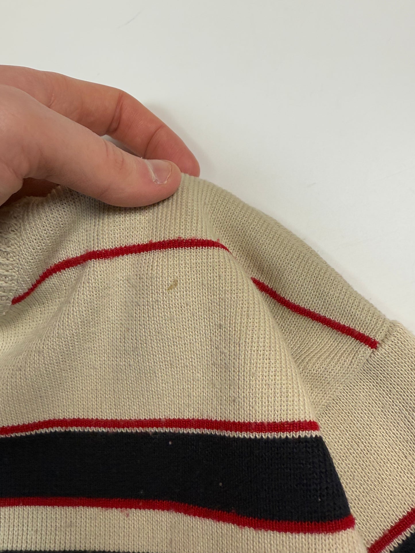 Vintage 90s Paul & Shark striped knit sweater (M)