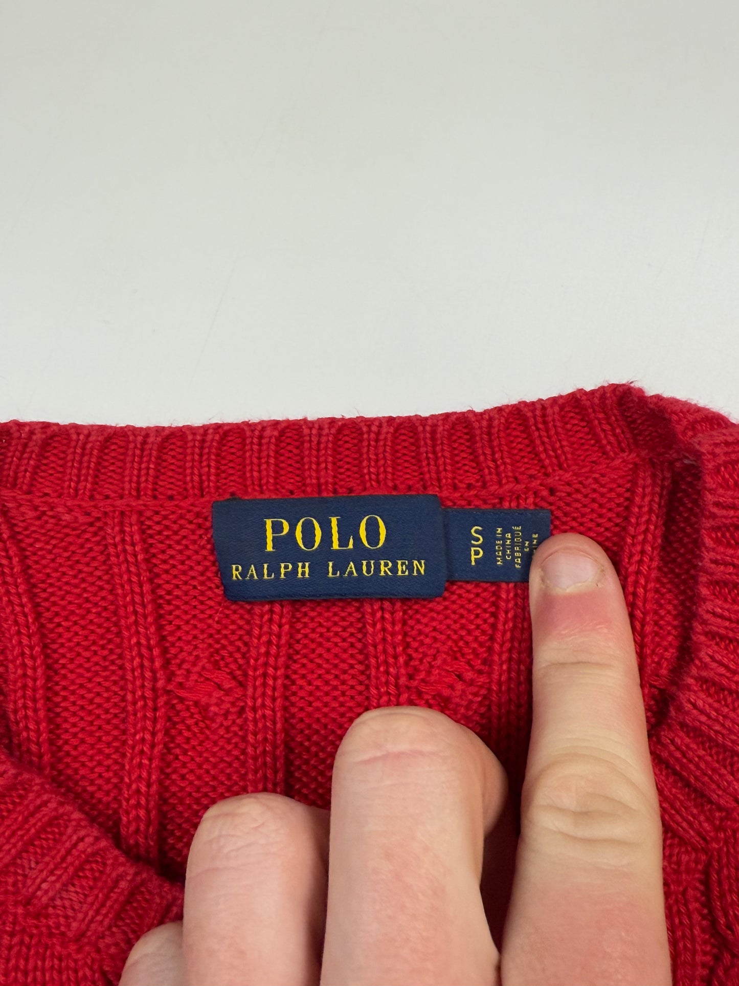 Polo Ralph Lauren cable knit sweater (S)
