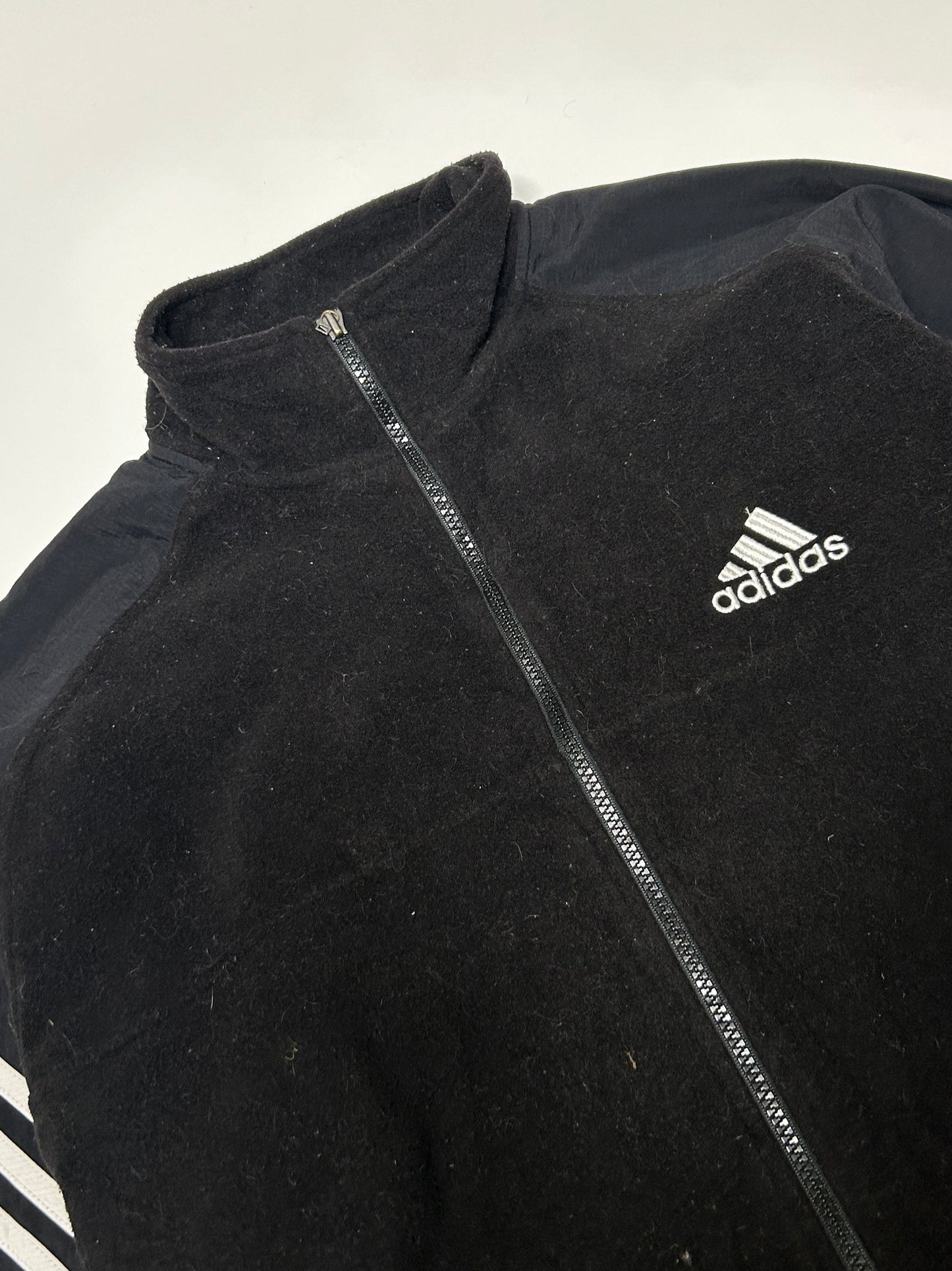 Vintage Adidas full zip fleece jacket (L)