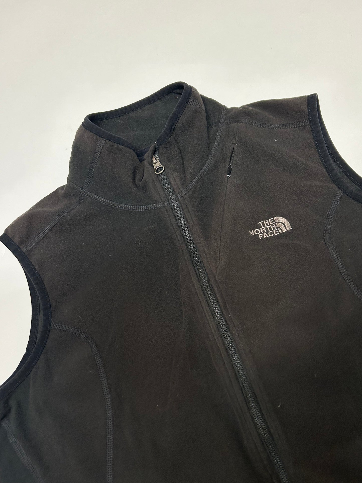 North Face zip up fleece vest (XL)