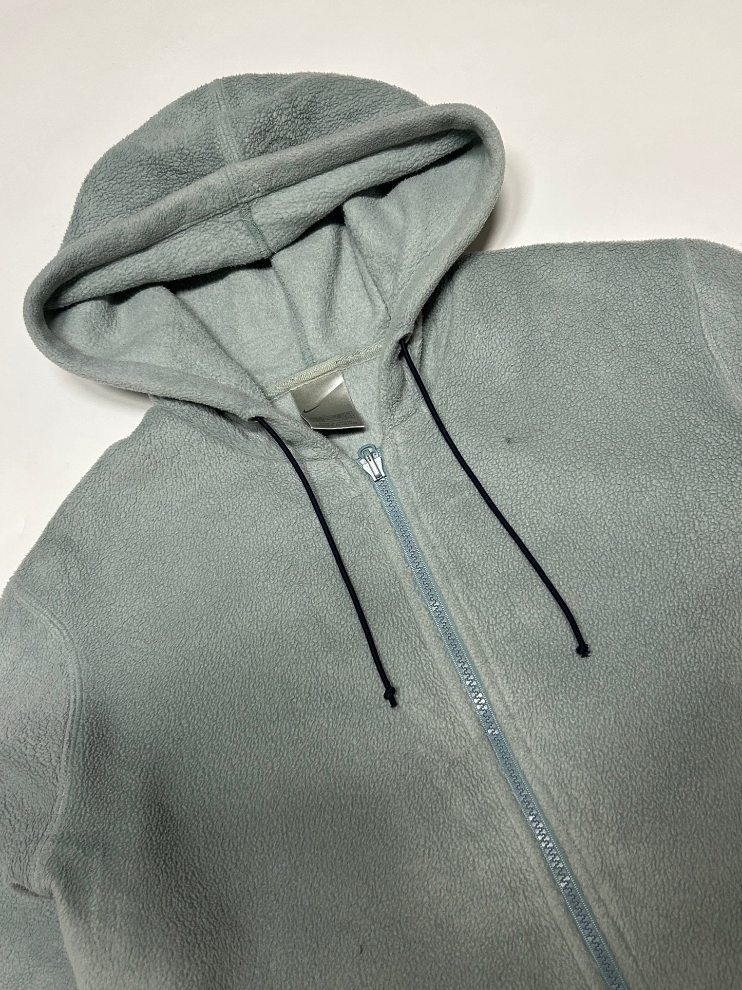 Vintage Nike full zip hooded fleece (M)