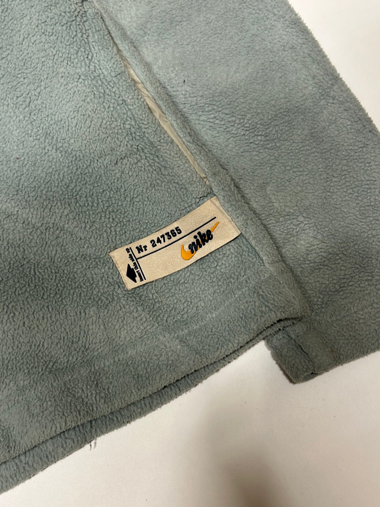 Vintage Nike full zip hooded fleece (M)