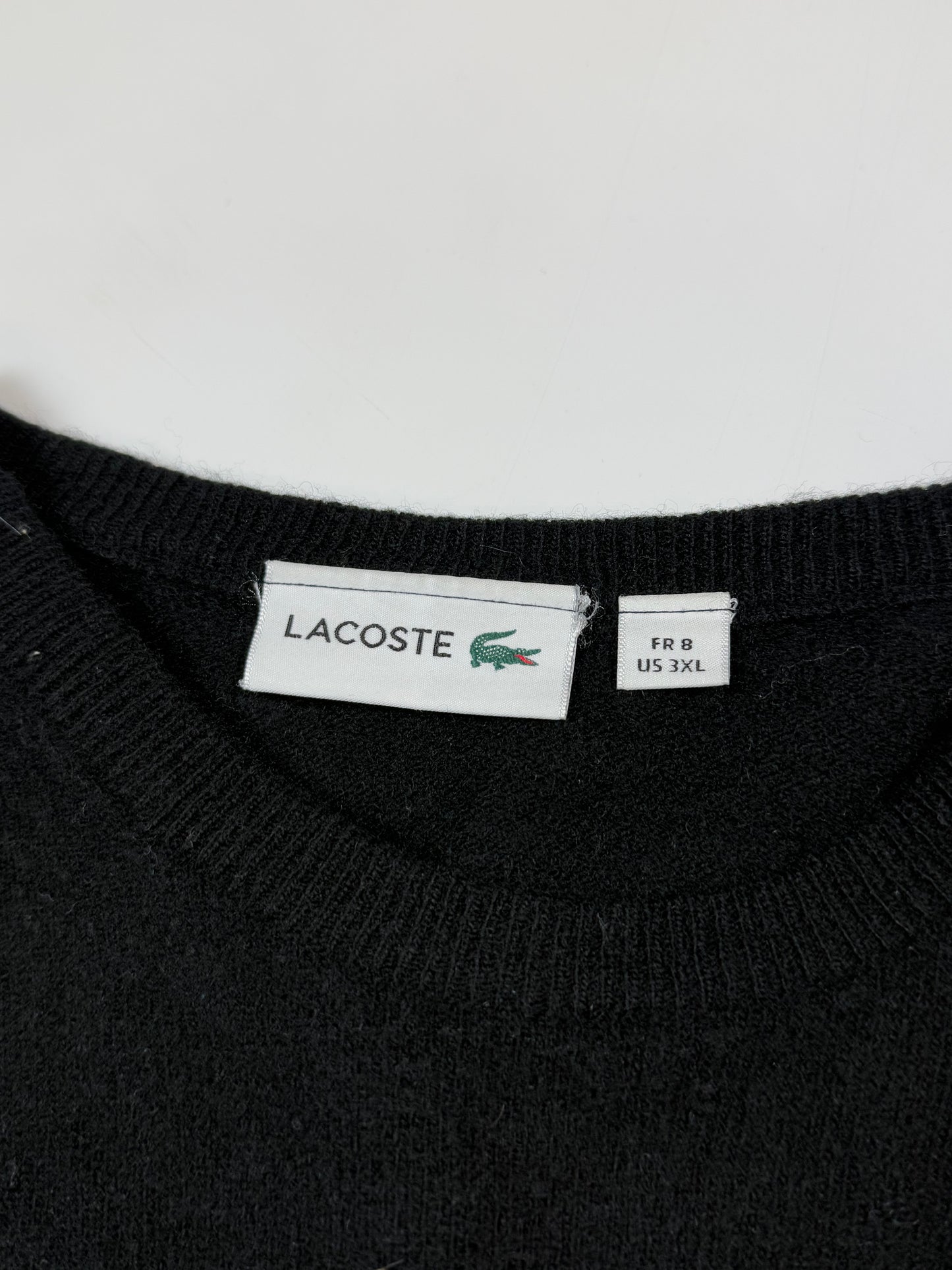 Lacoste wool knit sweater (L)
