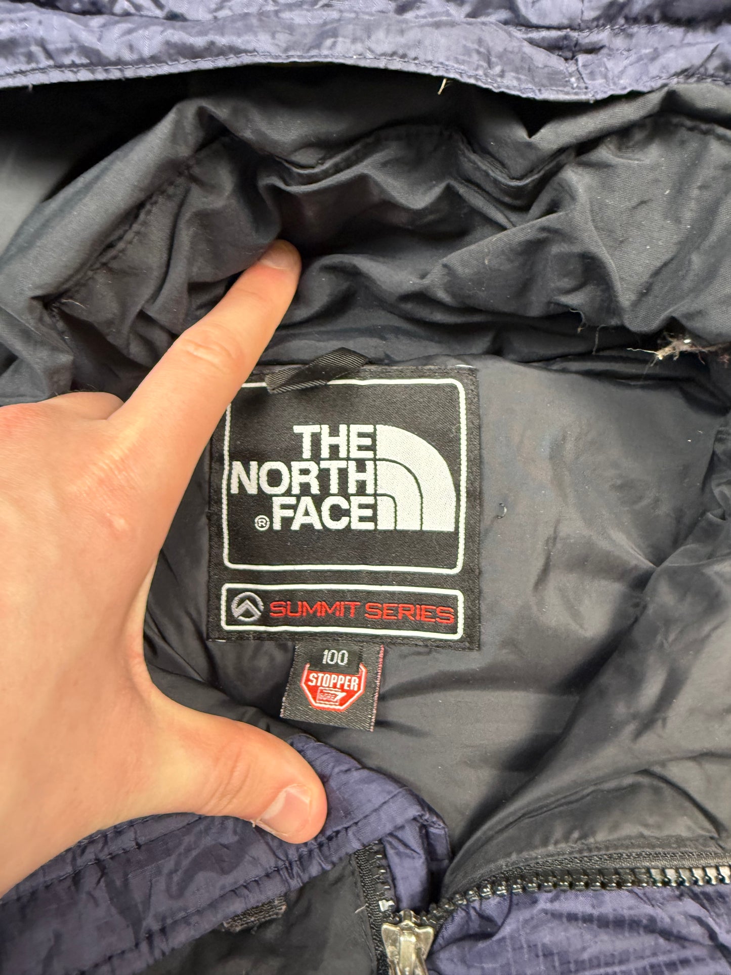 Vintage The North Face baltoro 700 hooded puffer jacket (L)