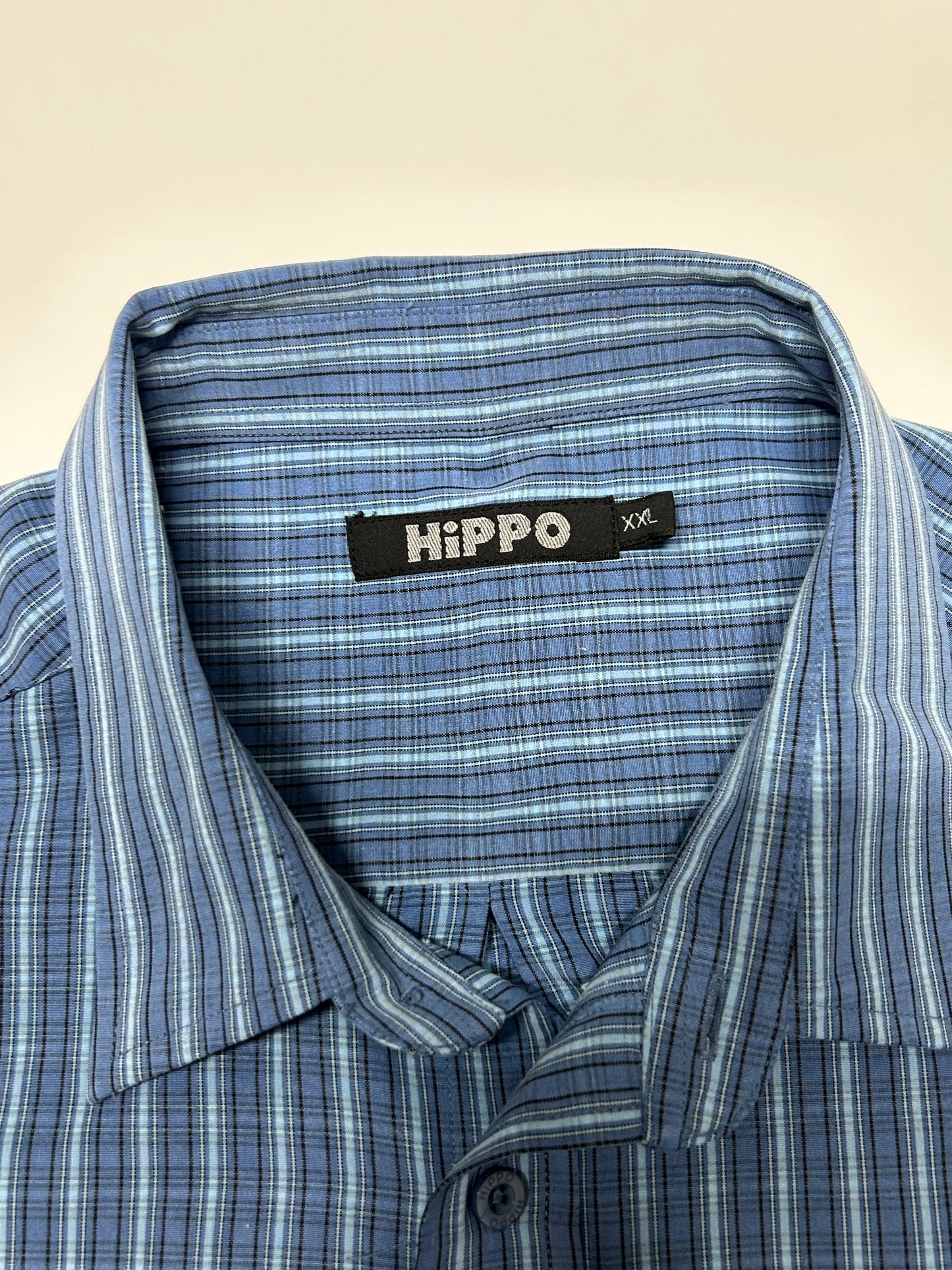 Vintage Hippo striped shirt (XXL)