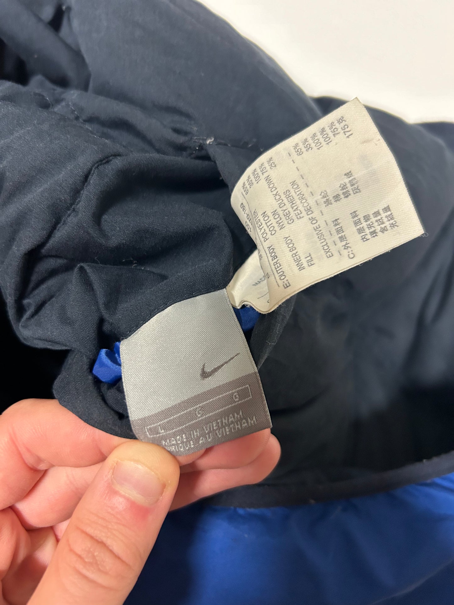 Vintage Nike reversible puffer jacket (L)