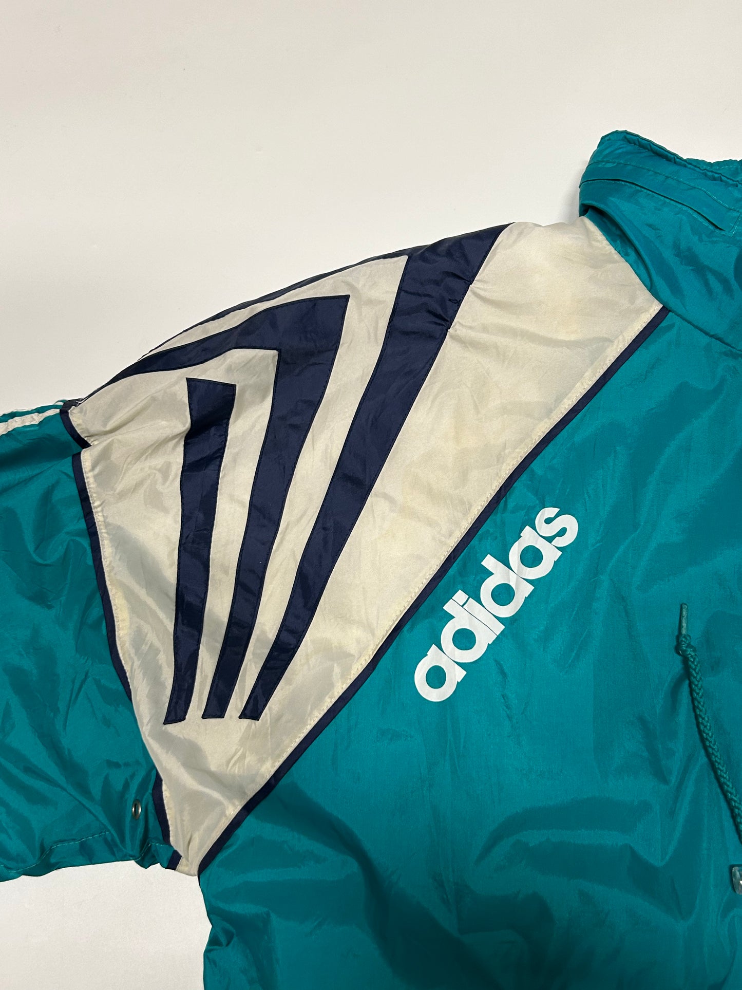 Vintage 90s Adidas football jacket (M)