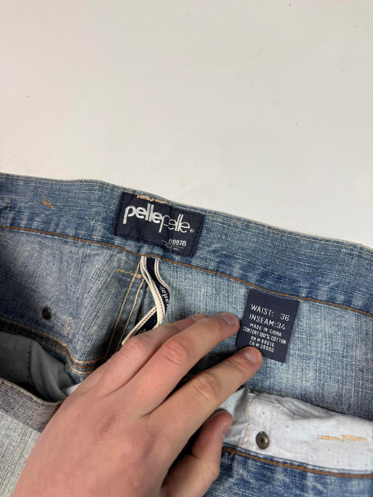 Vintage Pelle Pelle baggy hip hop Jeans (W38)