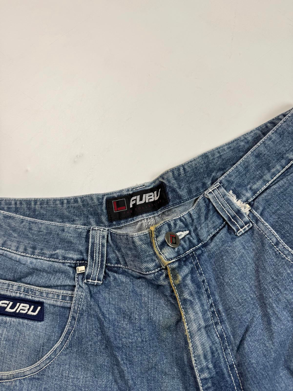 Vintage FUBU baggy hip hop carpenter jeans (W34)