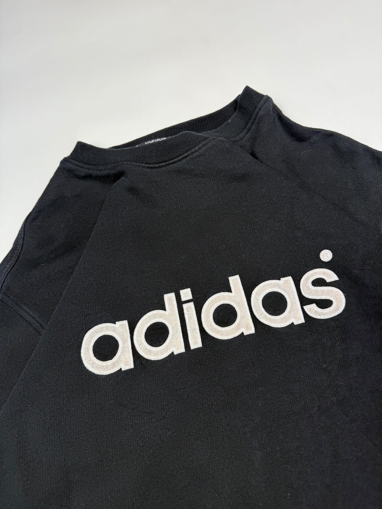 Vintage 90s Adidas originals spell out sweatshirt (L)