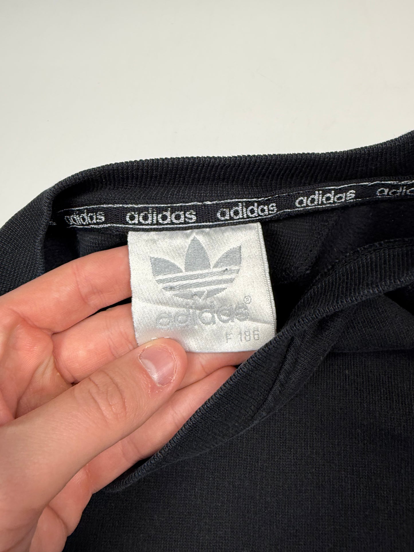 Vintage 90s Adidas originals spell out sweatshirt (L)