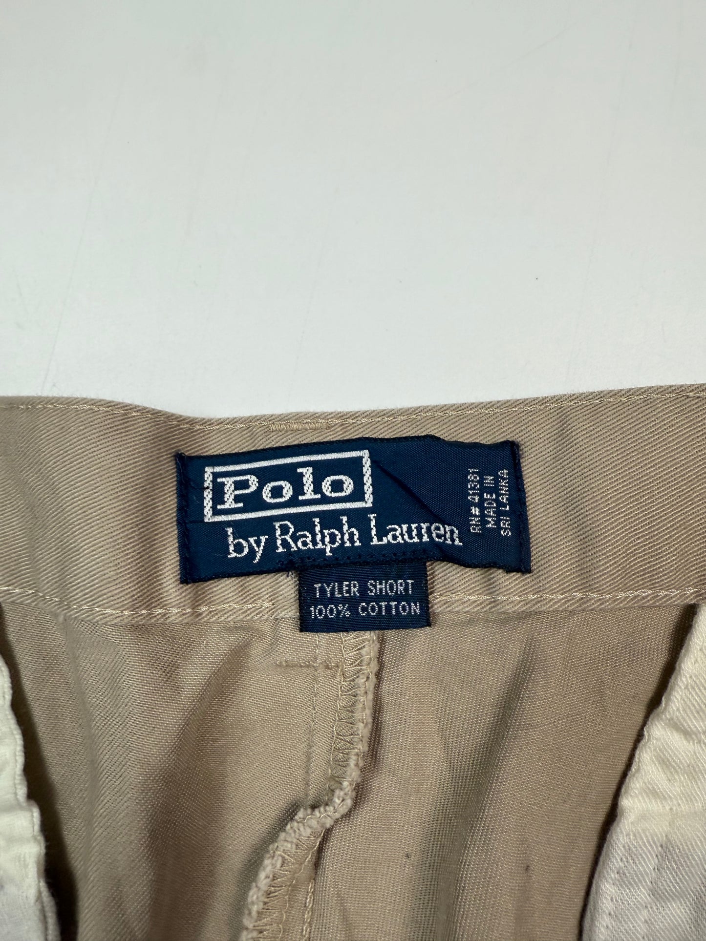 Vintage Polo Ralph Lauren baggy chino shorts (W34)