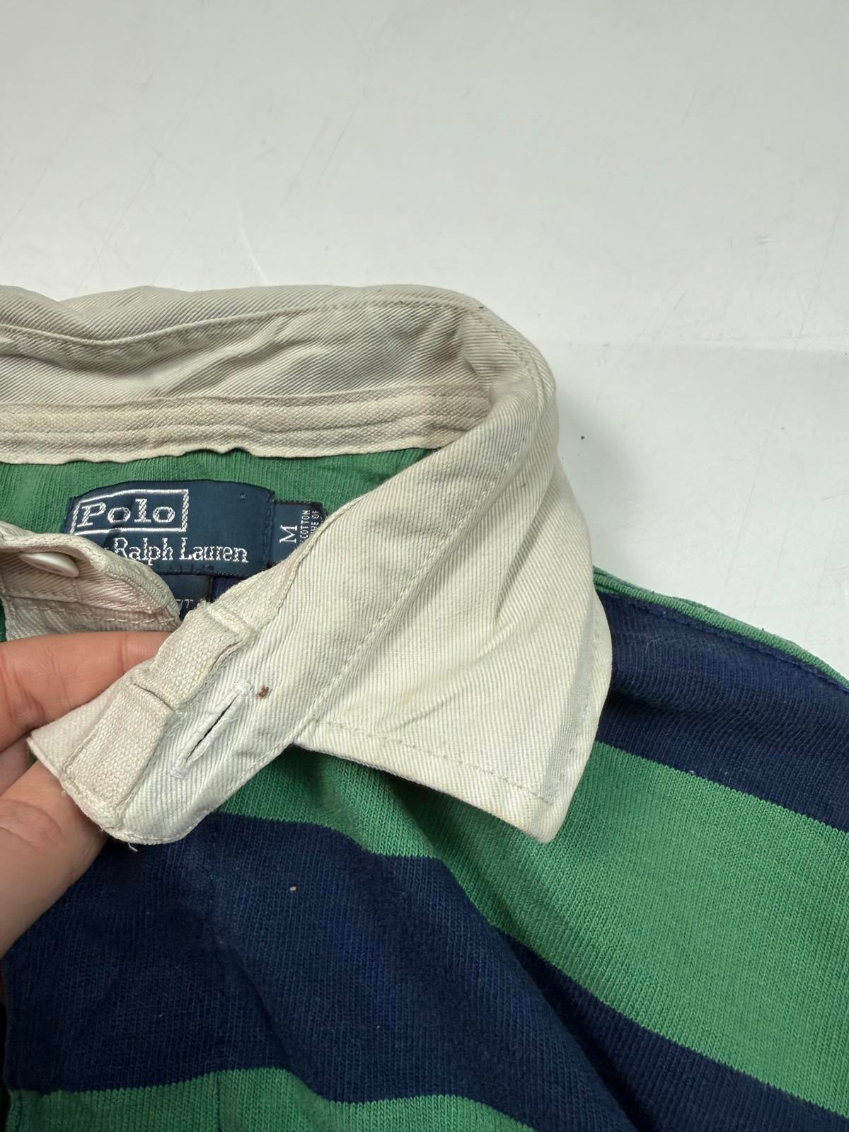 Vintage Polo Ralph Lauren striped rugby polo (M)
