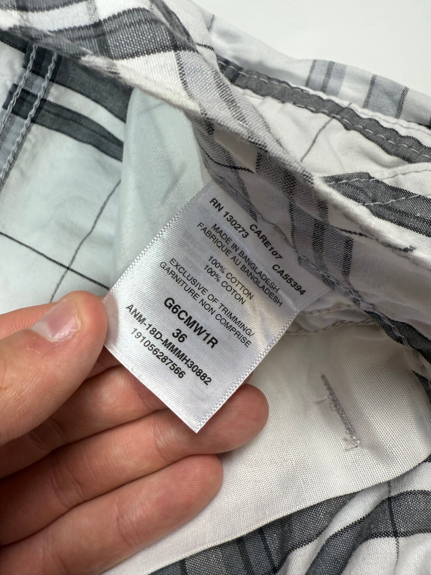 Wrangler baggy checkered cargo shorts (W36)