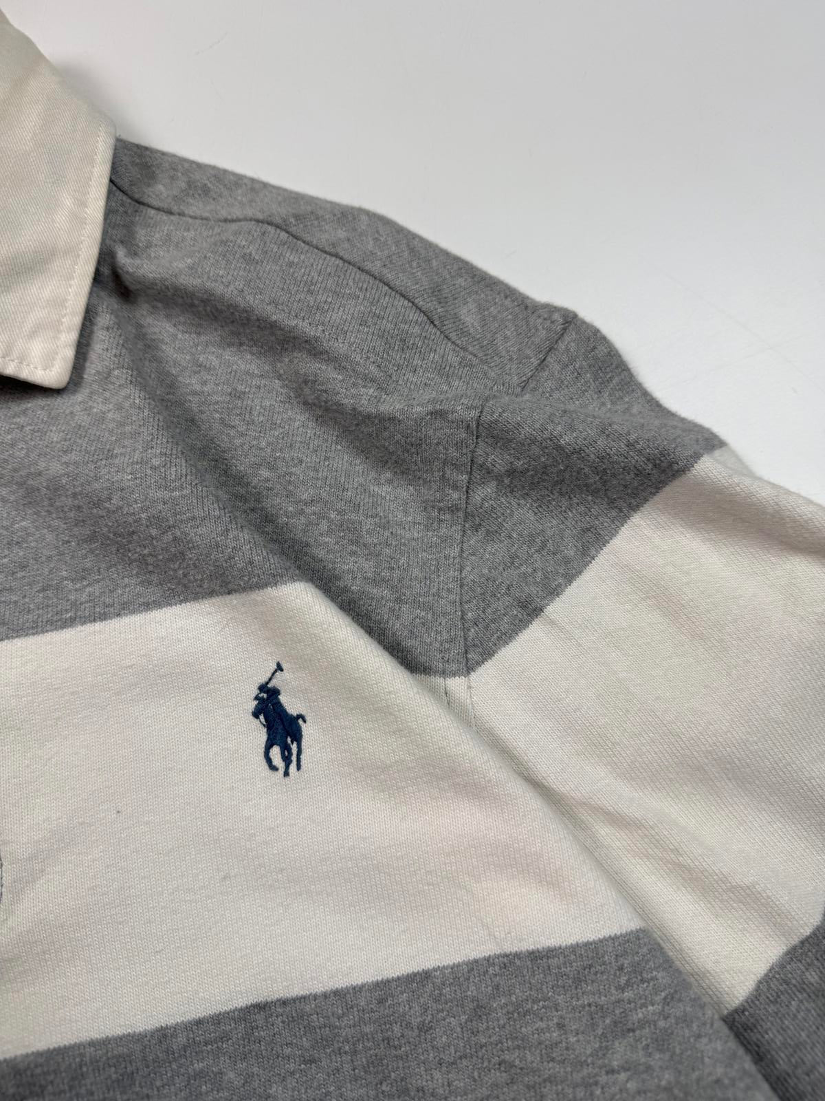 Vintage Polo Ralph Lauren striped rugby polo (M)
