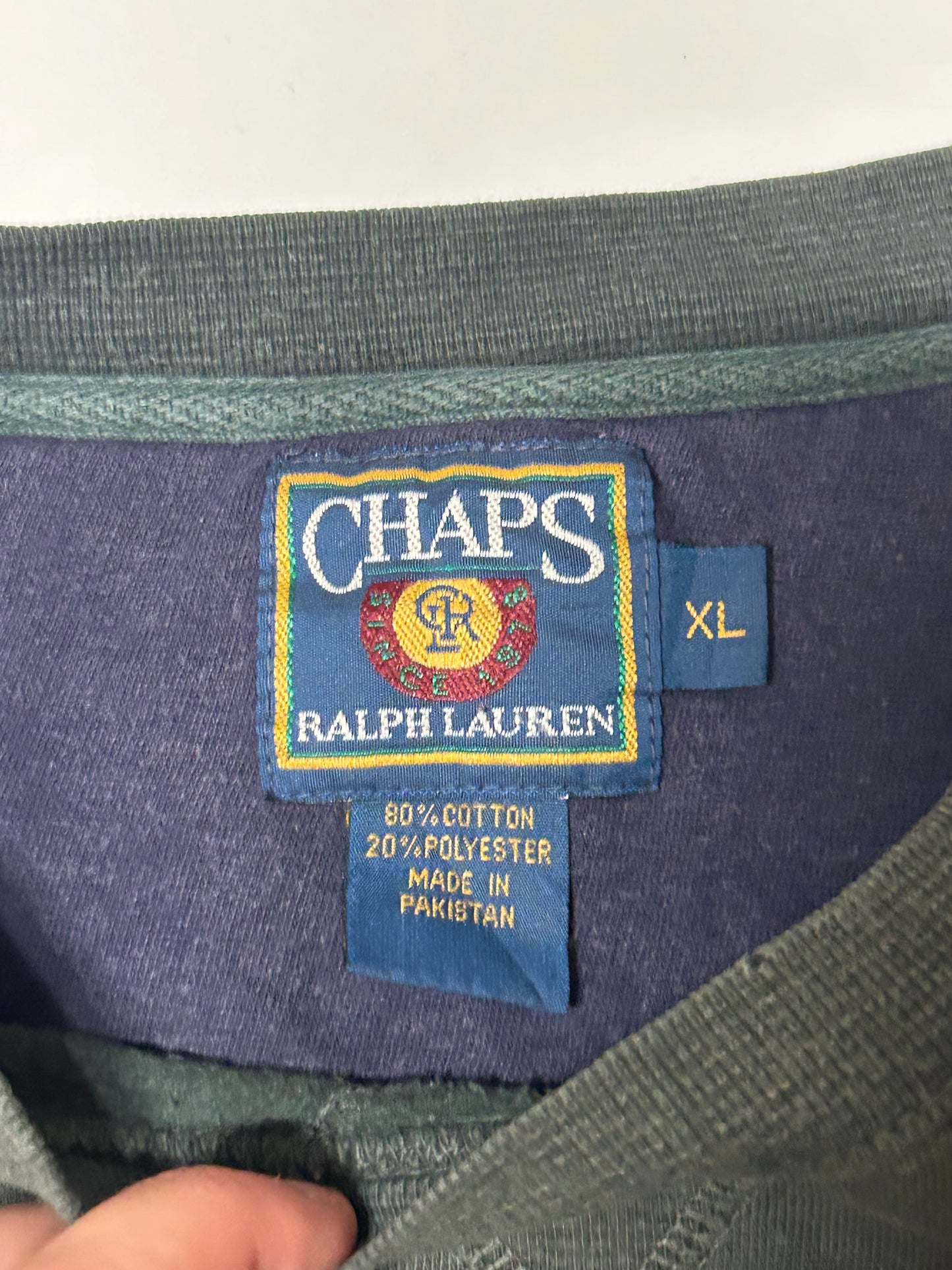 Vintage Chaps Ralph Lauren small logo sweatshirt (XL)