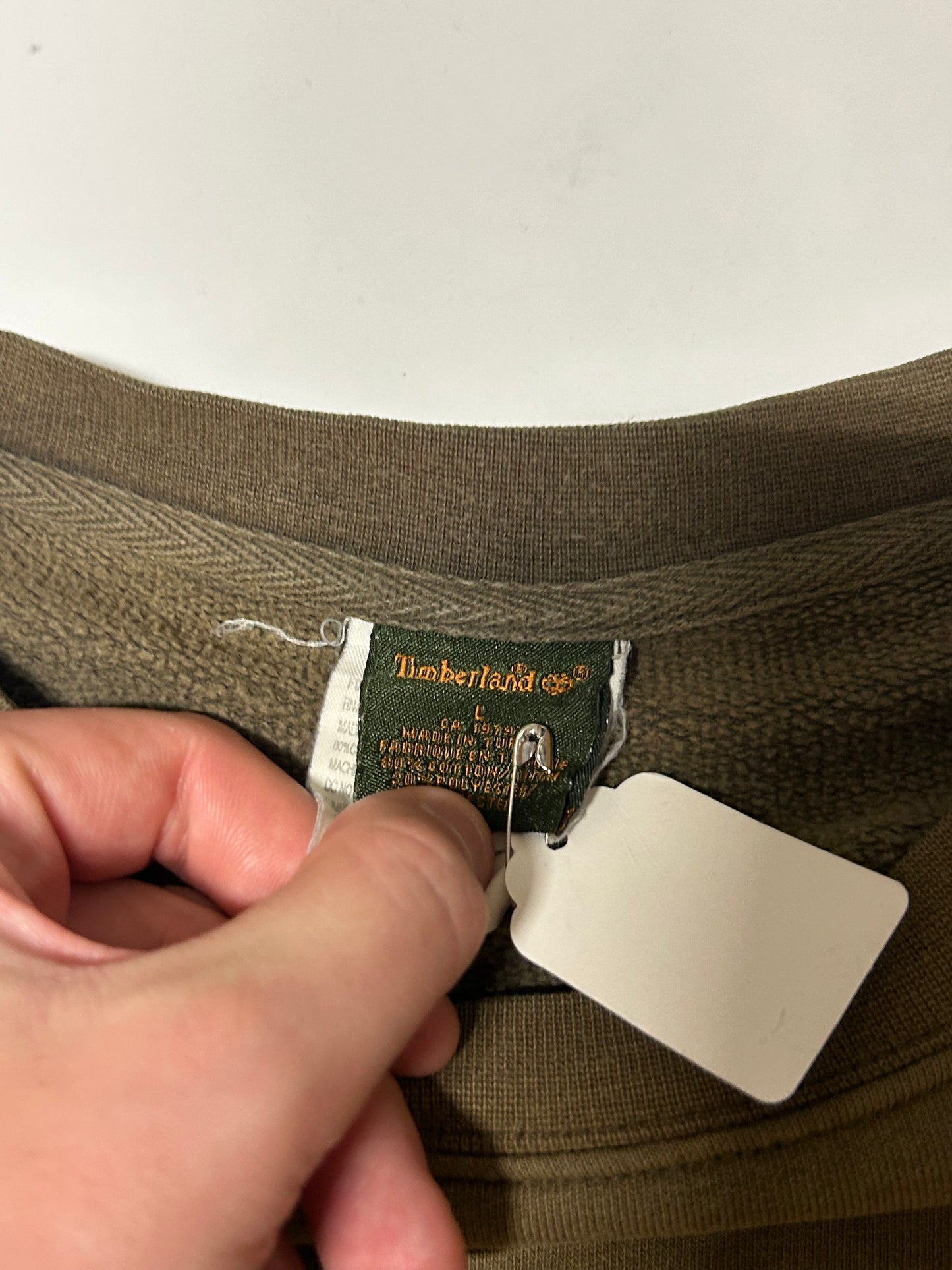 Vintage Timberland spell out sweatshirt (L)