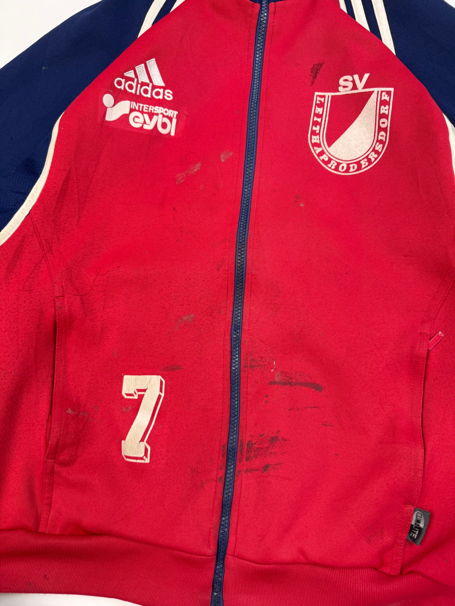 Vintage Adidas colour block track top (M)