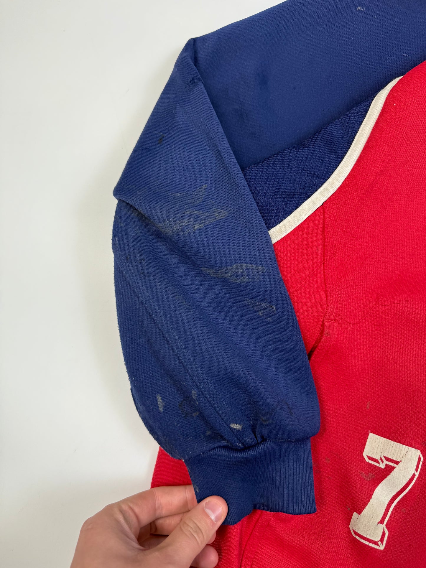Vintage Adidas colour block track top (M)