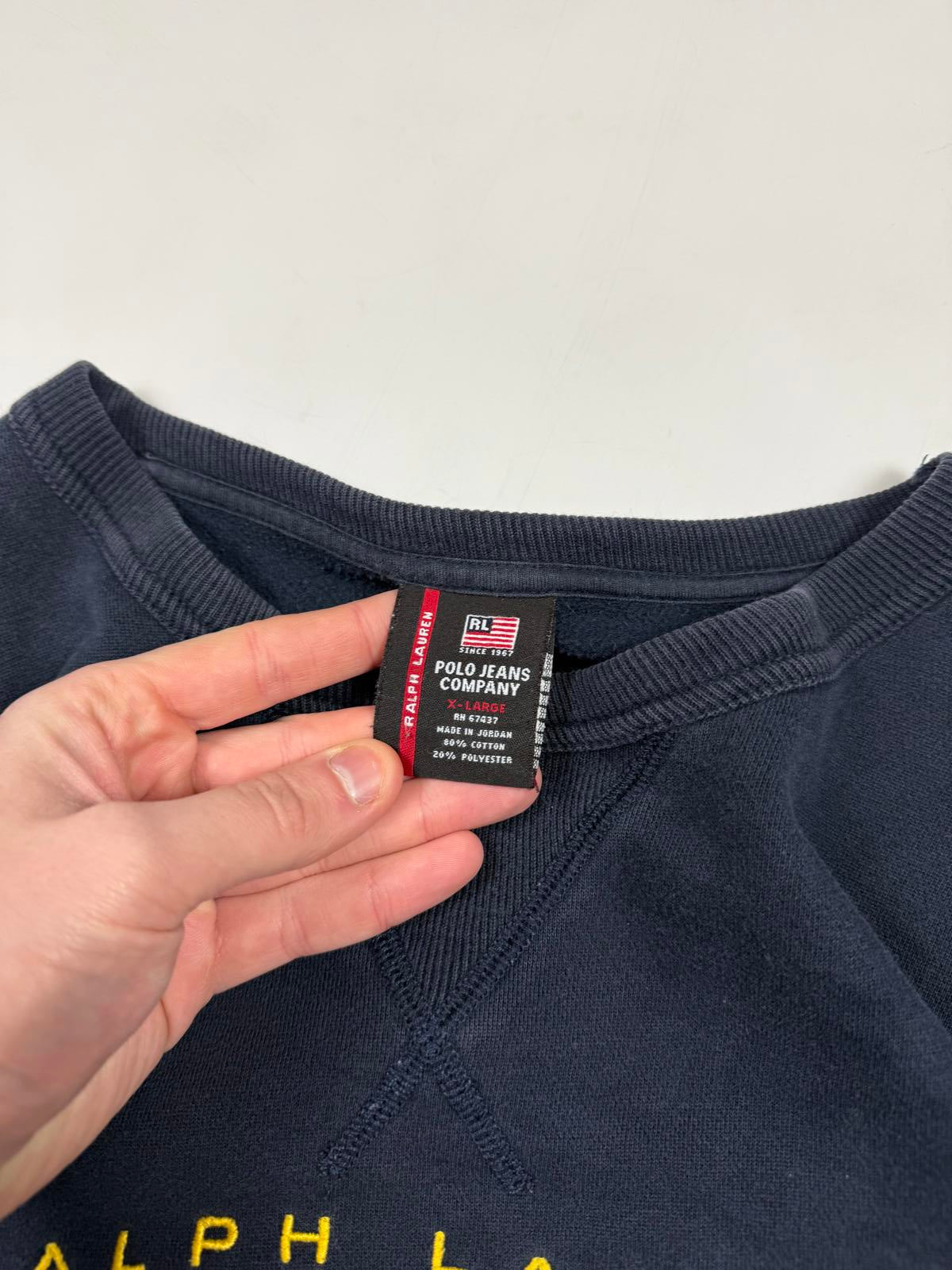 Vintage Ralph Lauren polo jeans co sweatshirt (XL)