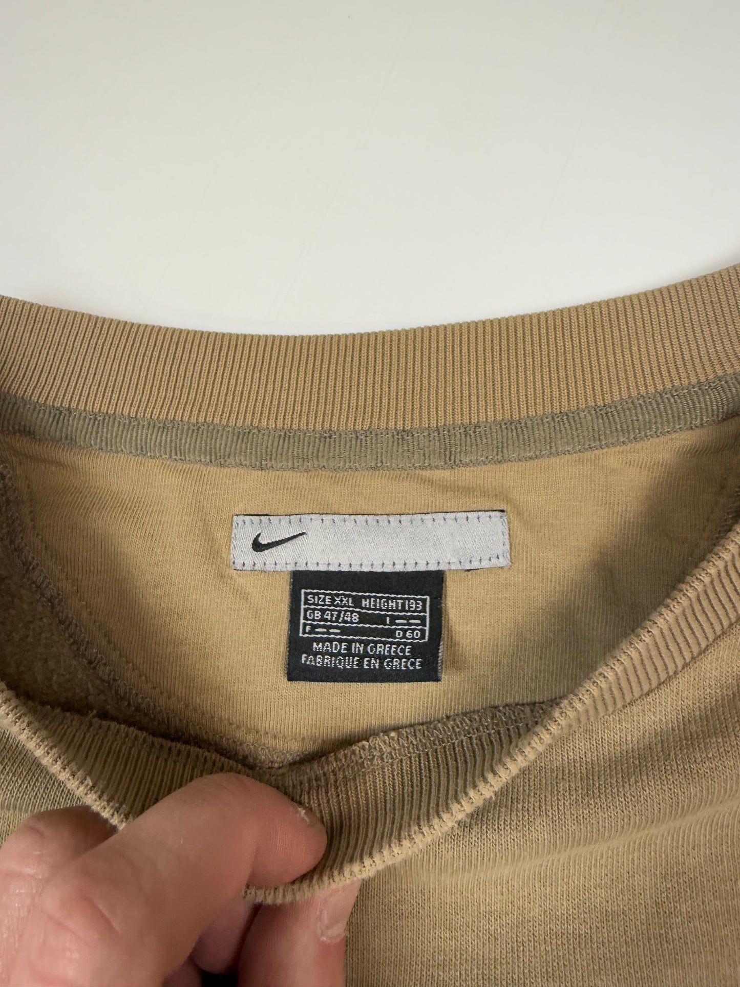 Vintage Nike mini swoosh sweatshirt (XXL)