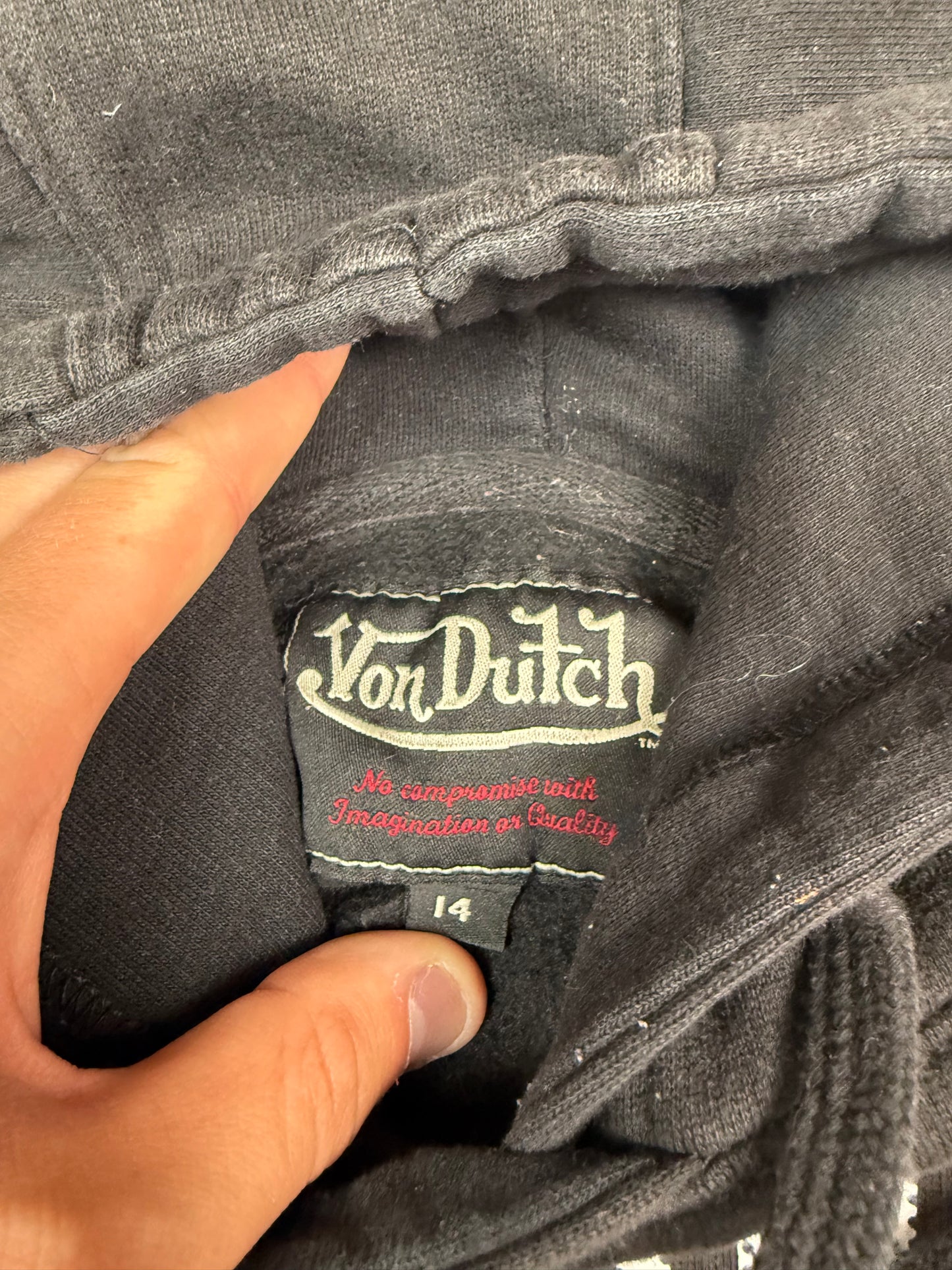Von Dutch spell out hoodie (14)