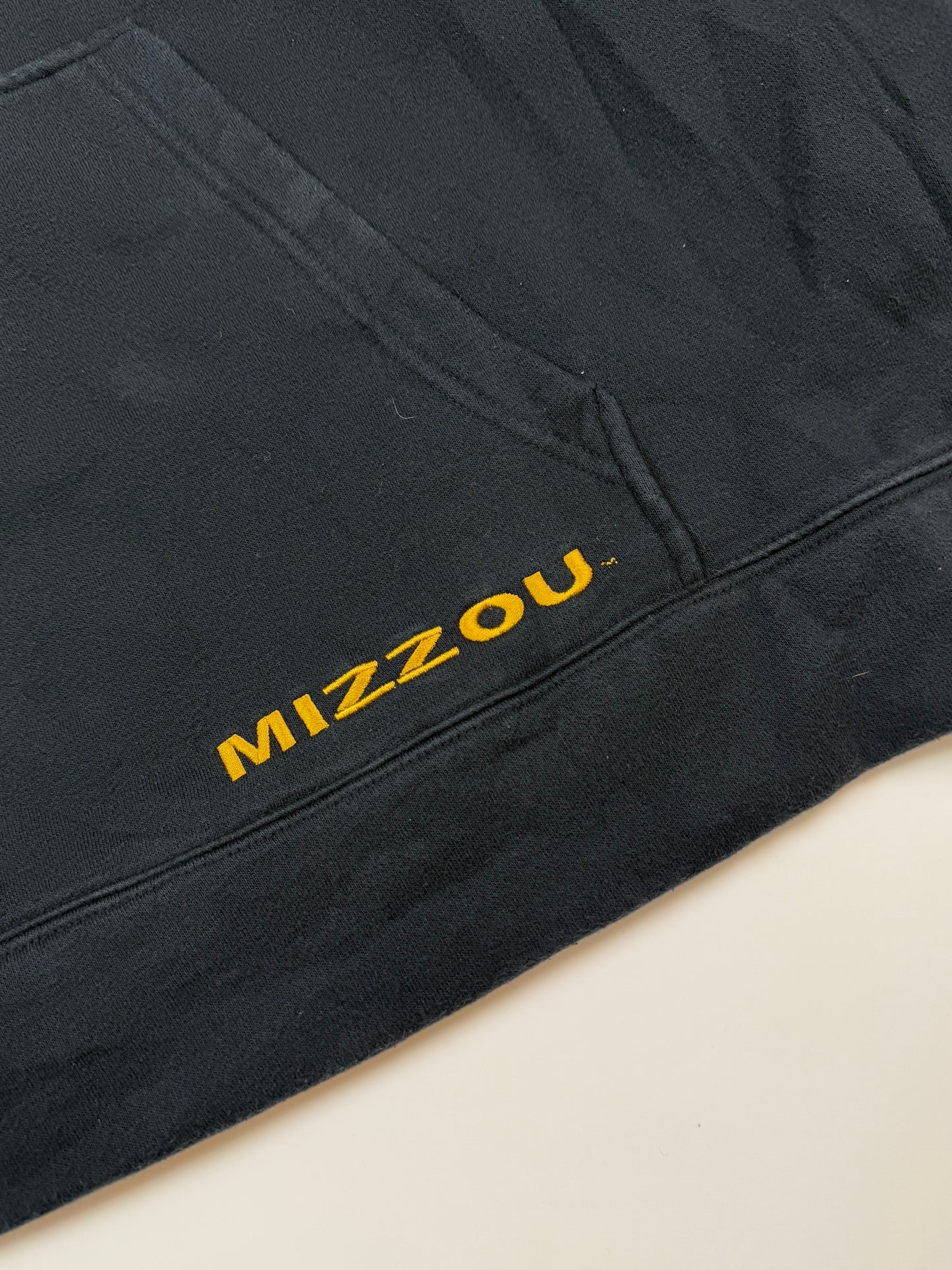 Vintage 90s Nike Mizzou centre swoosh hoodie (XXL)