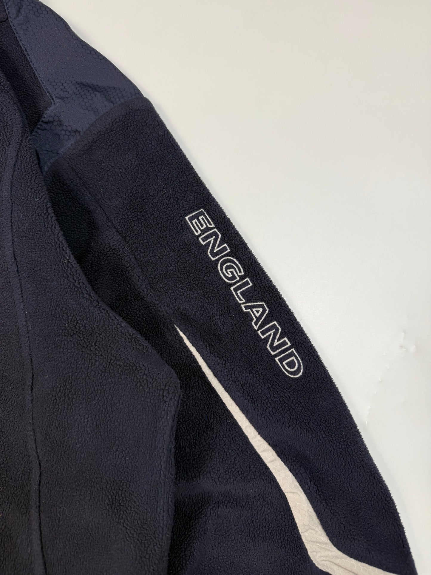 Vintage England 2004-05 Umbro football quarter zip fleece (S)