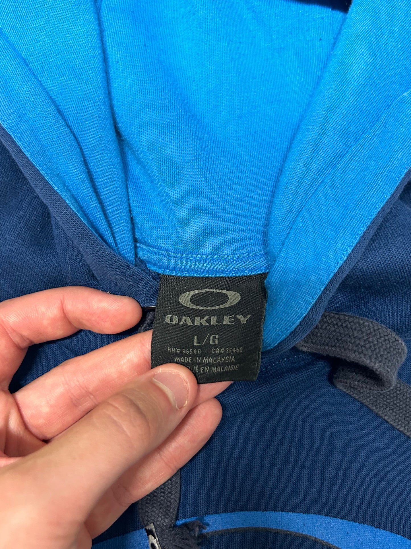 Vintage Oakley spell out hoodie (L)