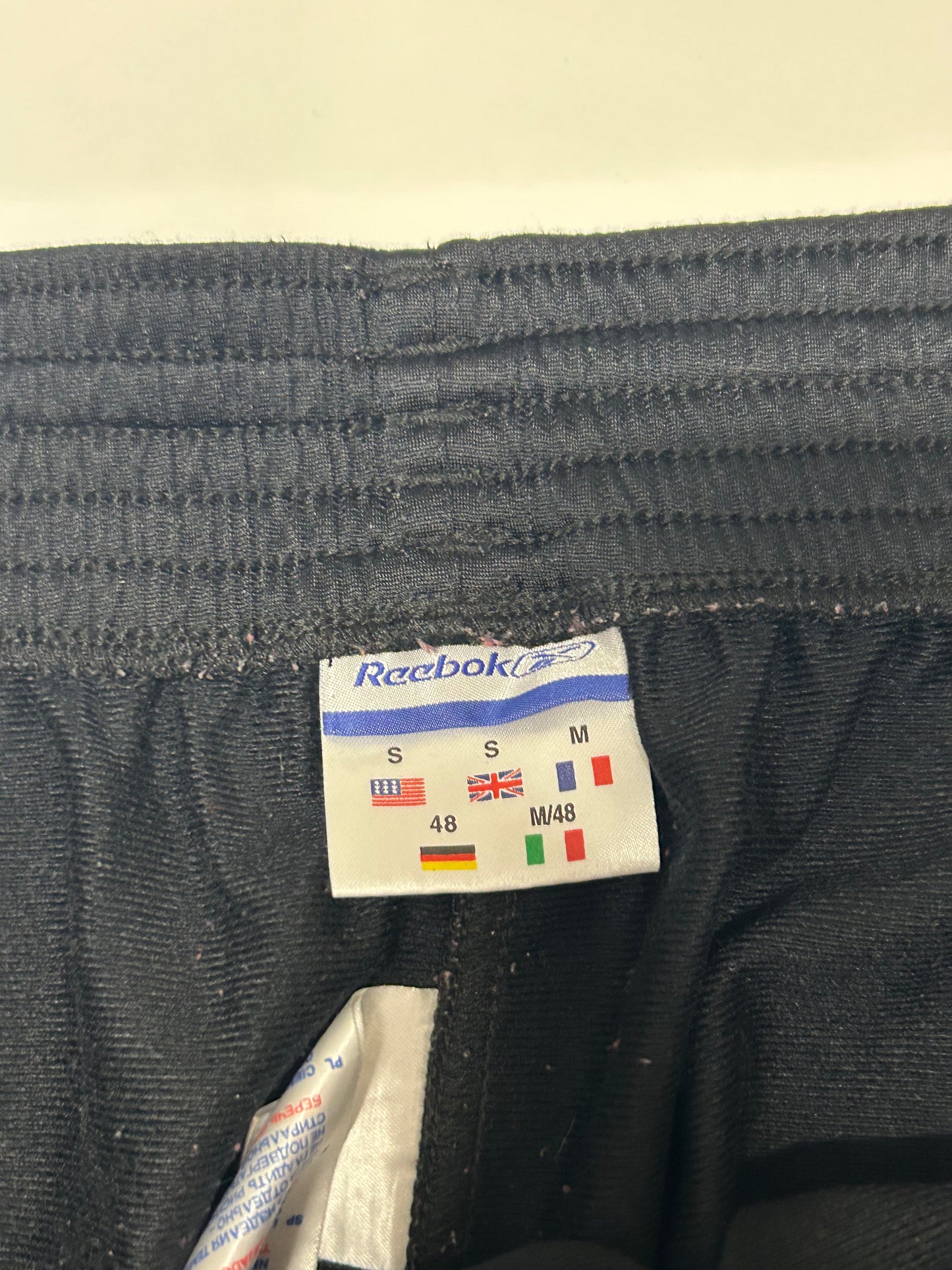 Vintage Reebok side stripe track pants (S)