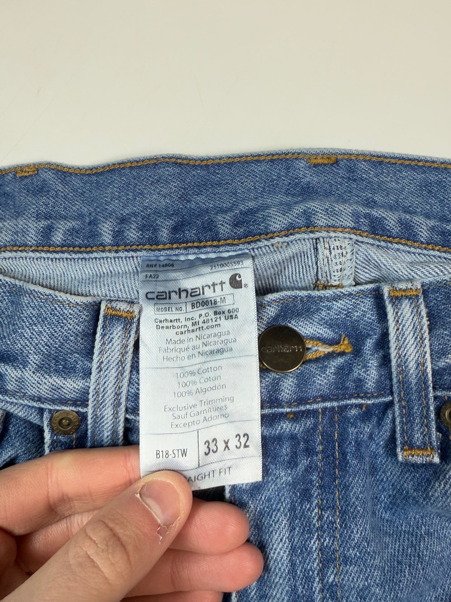 Carhartt denim jeans (W32)