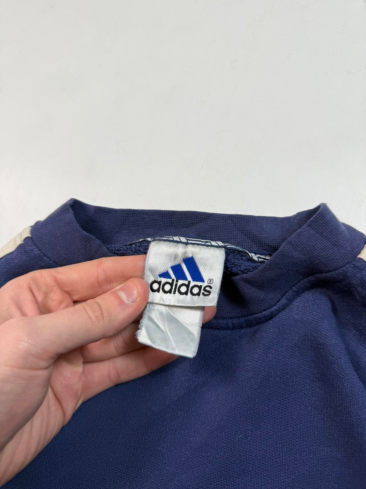 Vintage 90s Adidas side stripe sweatshirt (L)