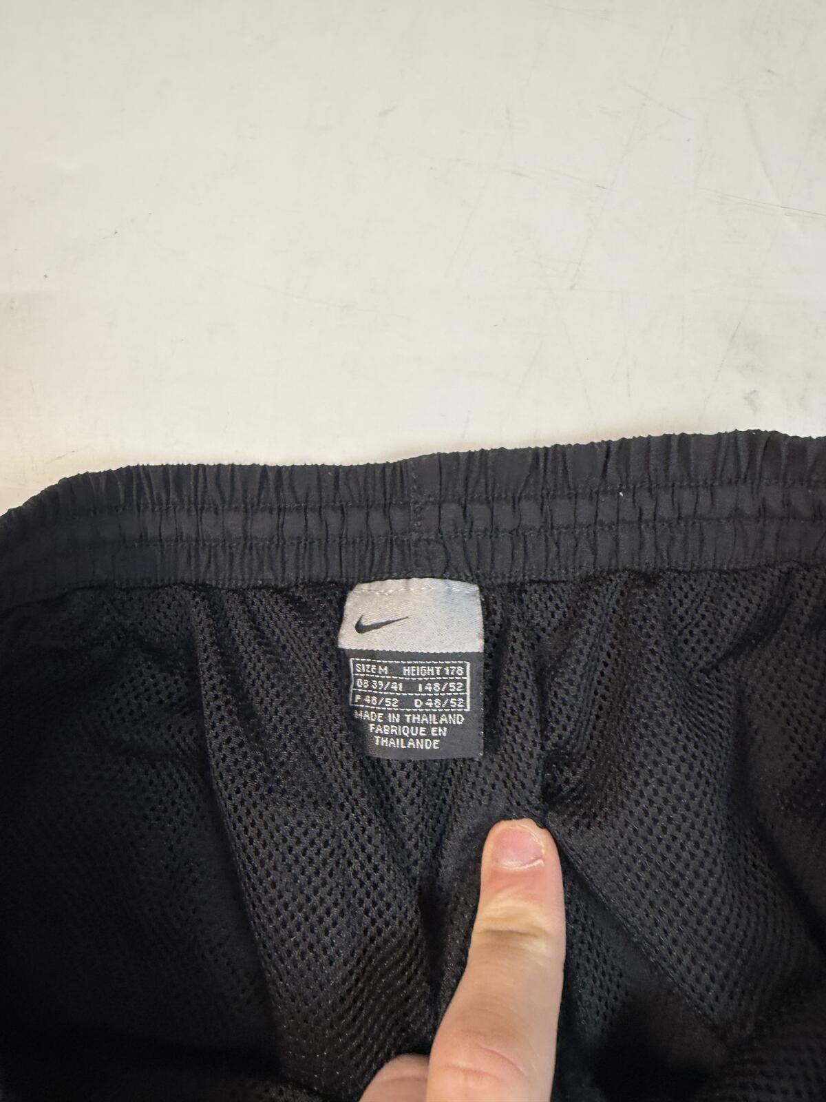 Vintage Nike side stripe baggy track pants (M)