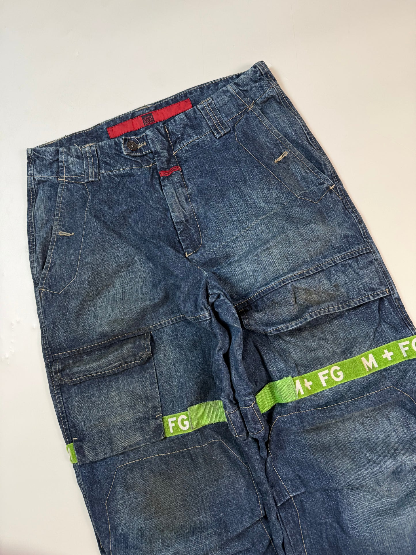Vintage Marithe + Francois Girbaud baggy cargo jeans (W34)