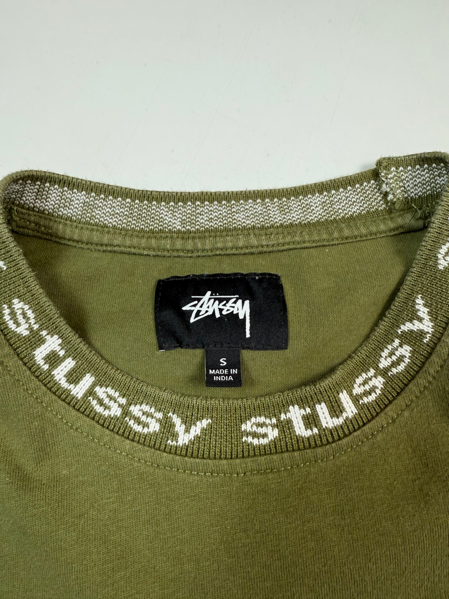 Stussy long sleeve owen tee (S)