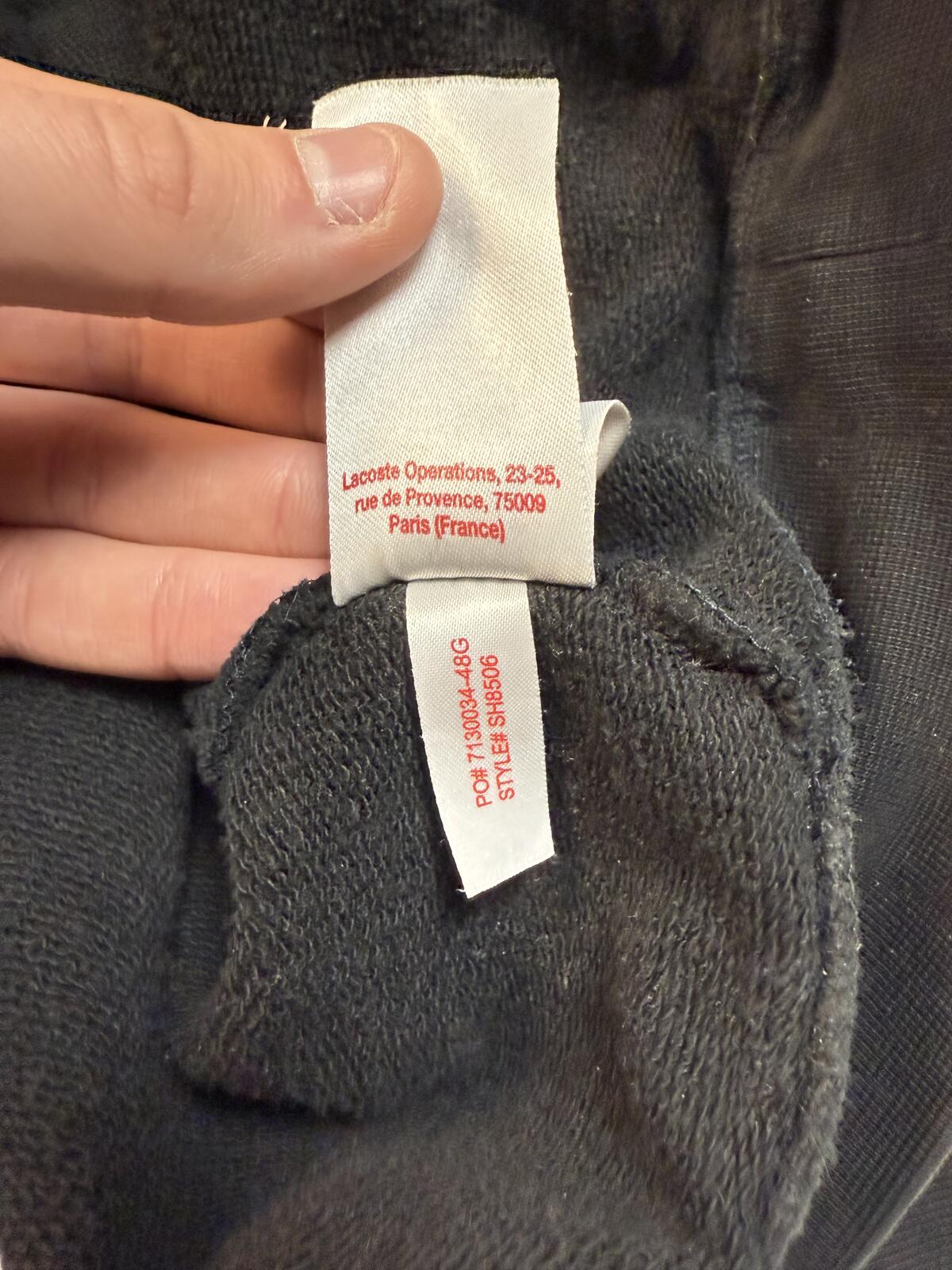 Supreme x Lacoste live SS18 hoodie (L)