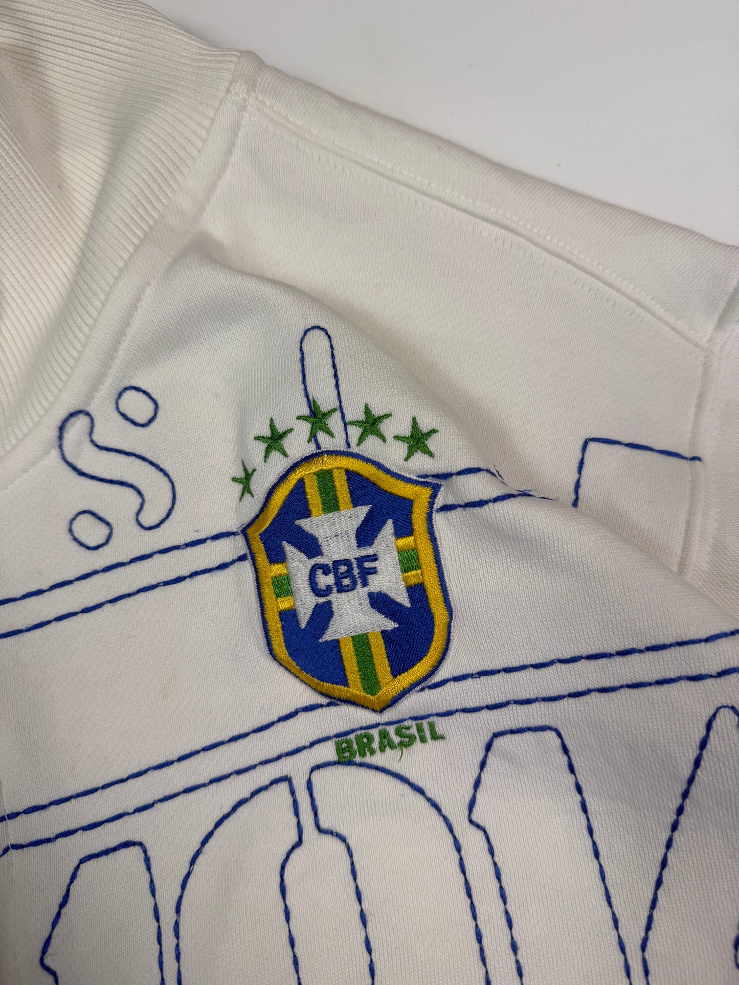Vintage Brazil Nike 2007 football track top (L)