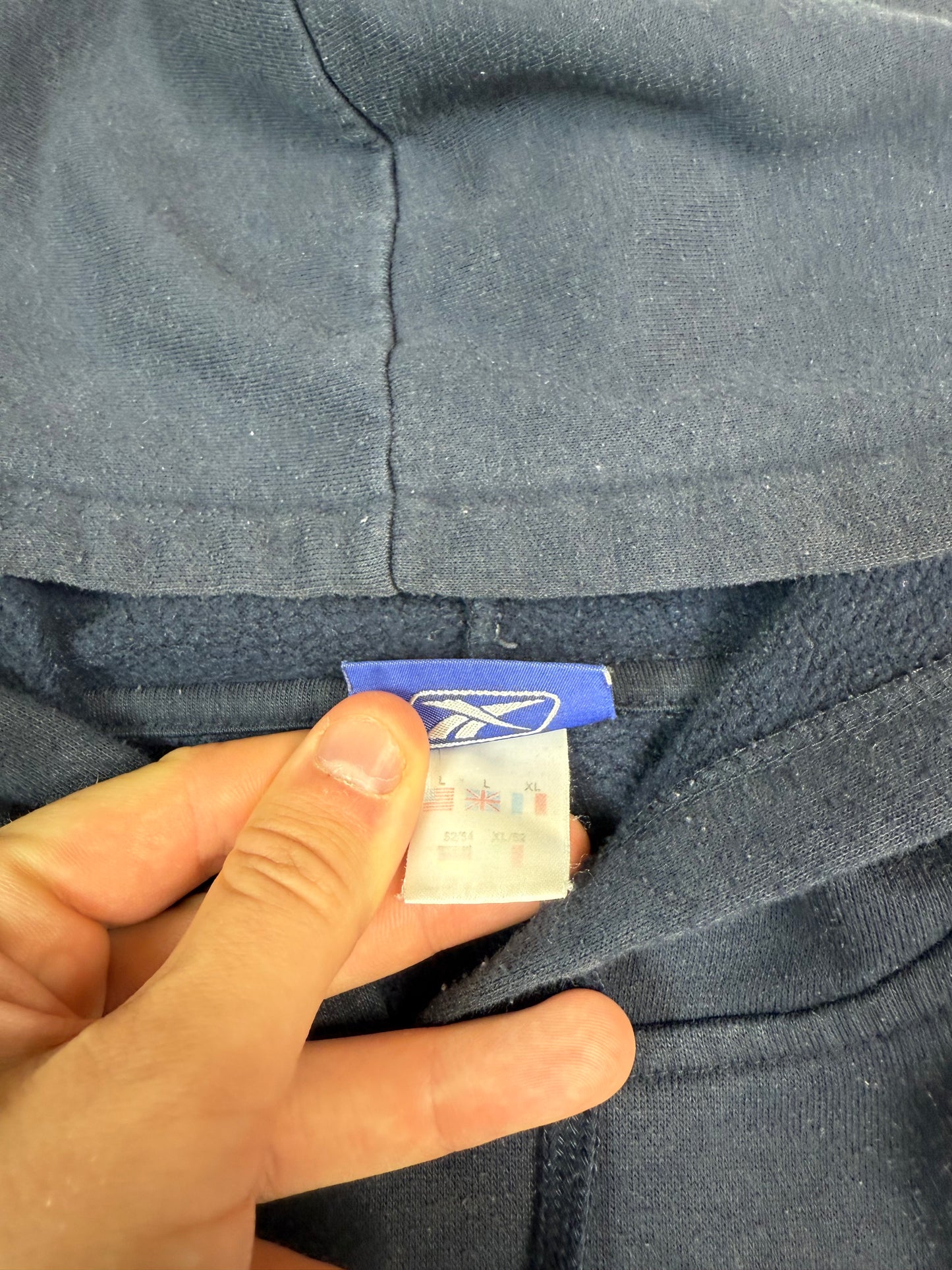 Vintage Reebok spell out hoodie (L)