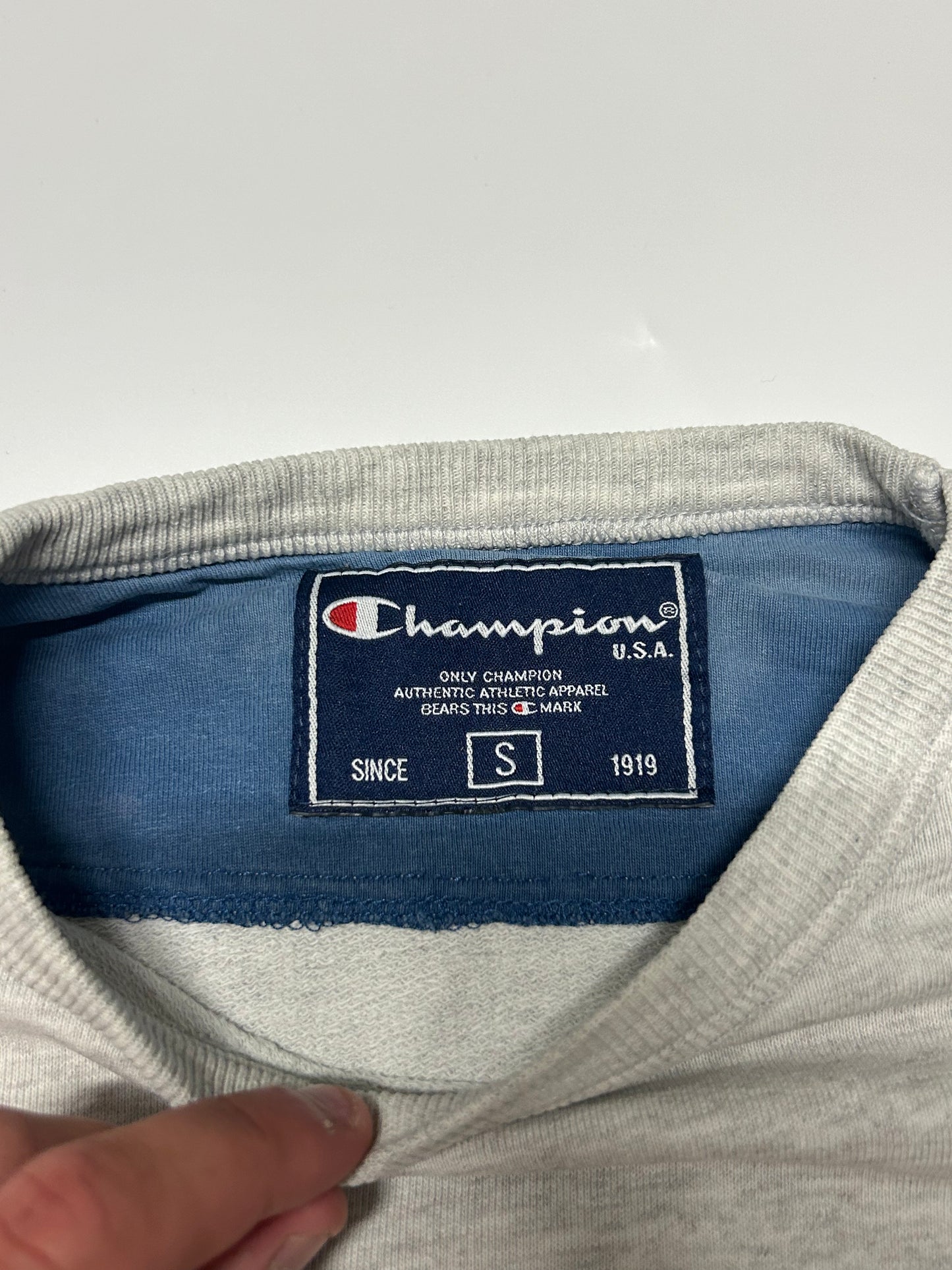 Champion spell out sweatshirt (S)