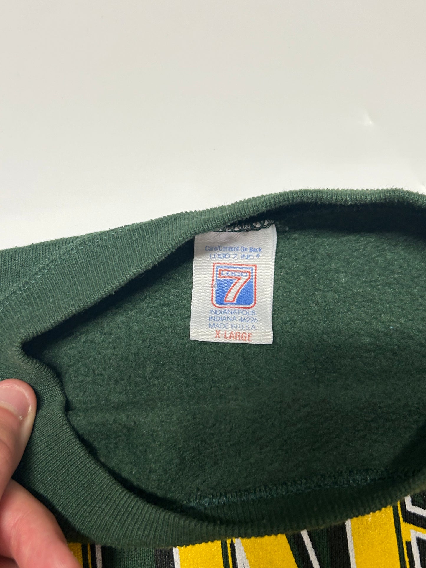 Vintage 90s Green bay Packers Logo 7 sweatshirt (XL)