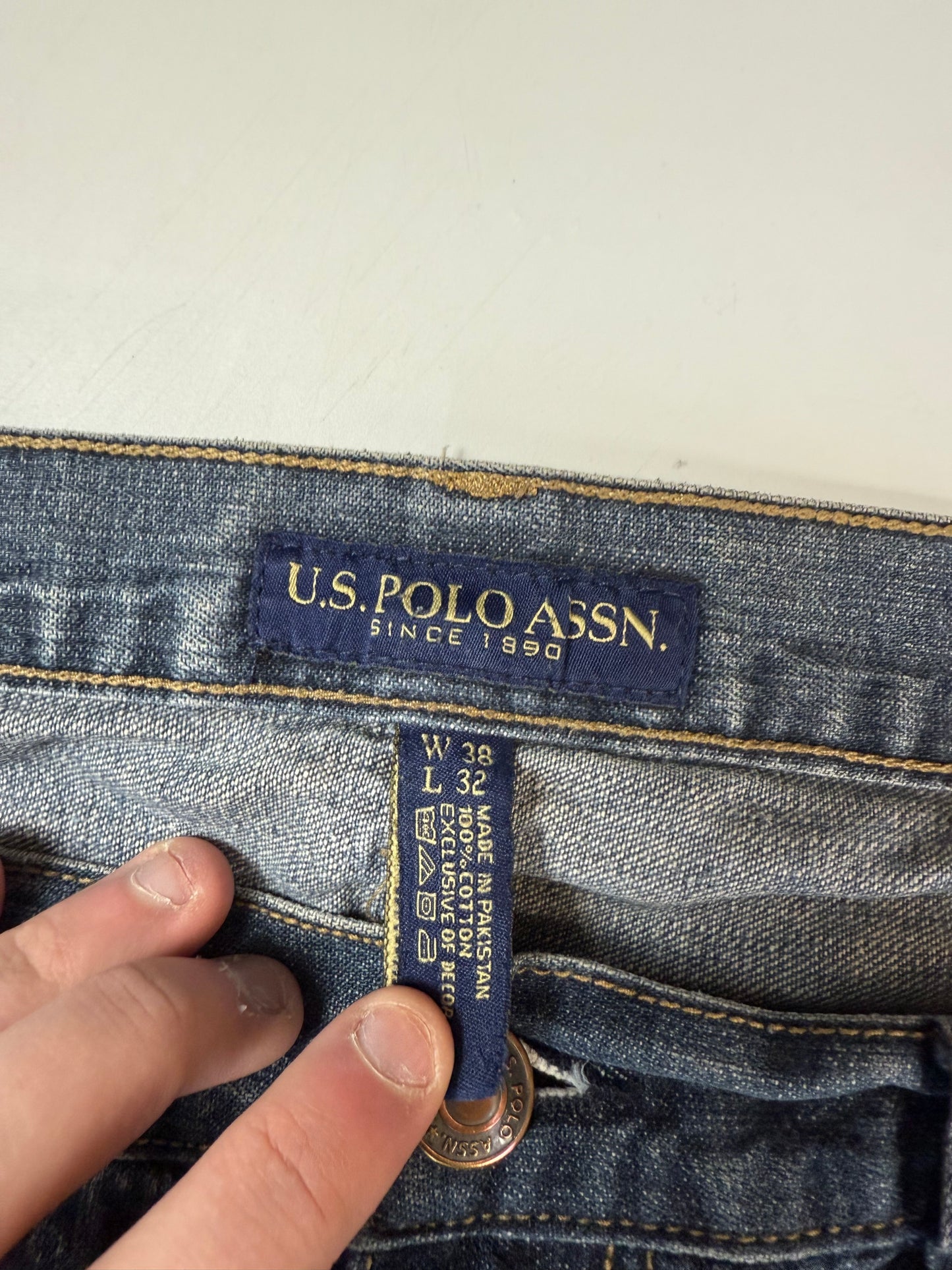 Vintage US Polo ASSN baggy carpenter jeans (W36)