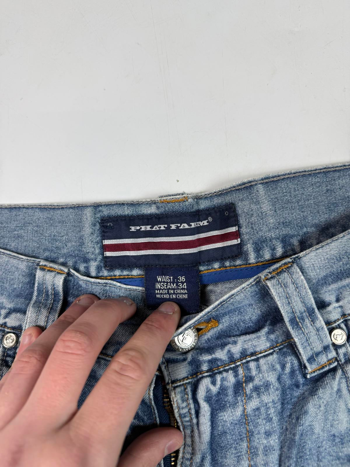 Vintage Phat Farm baggy hip hop jeans (W36)