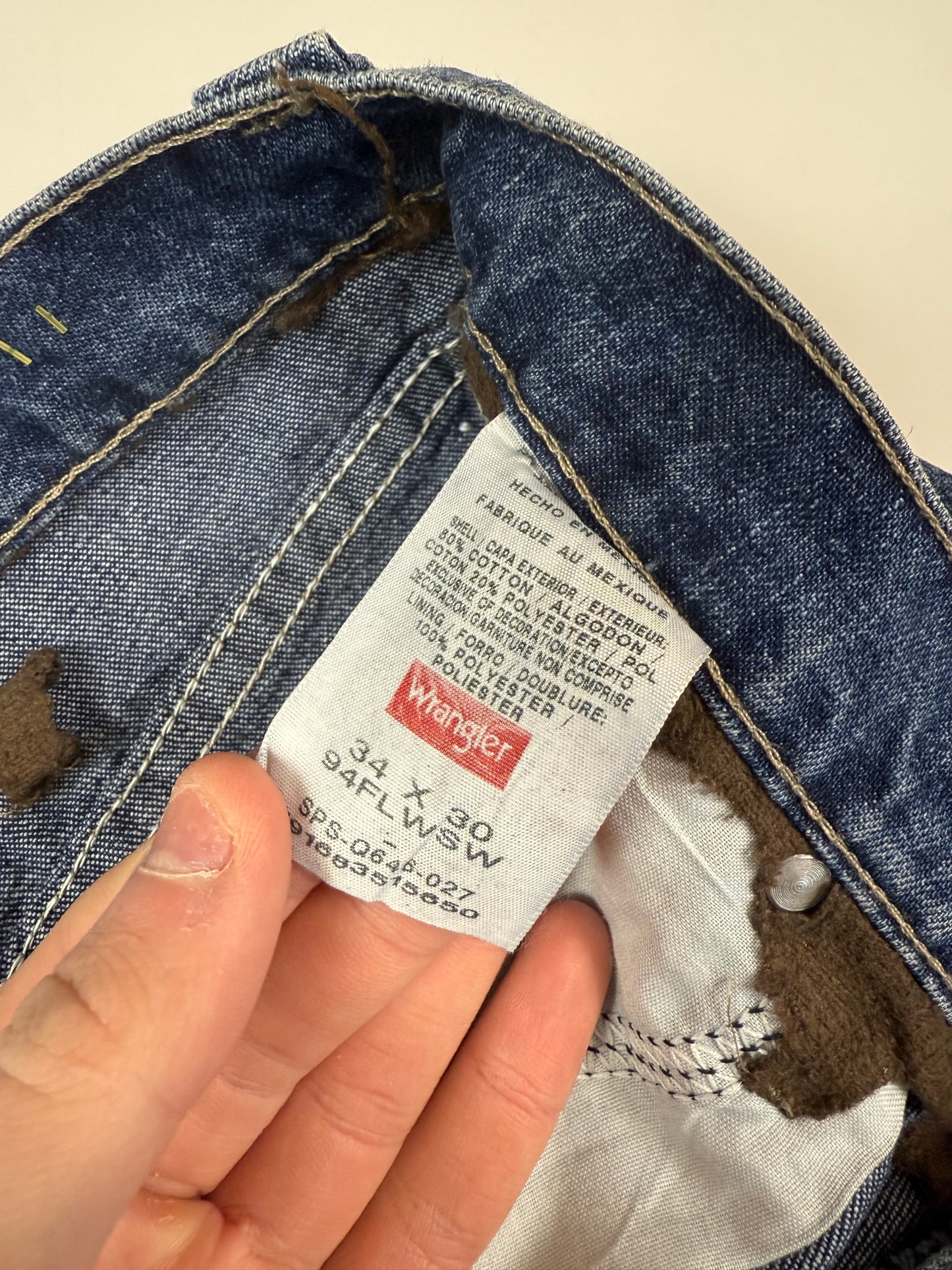Vintage Wrangler baggy carpenter jeans (W34)