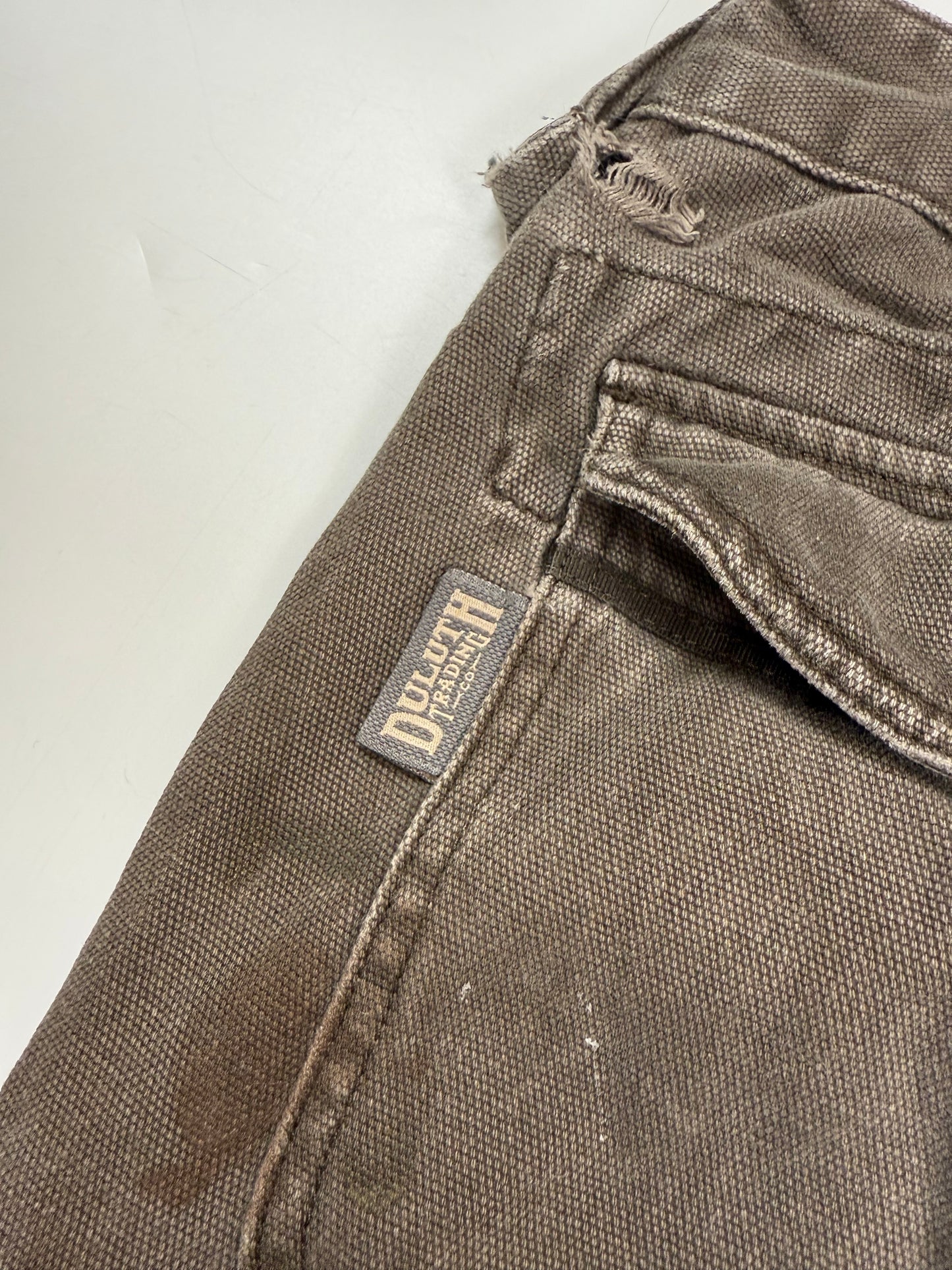 Vintage baggy double knee cargo pants (W30)
