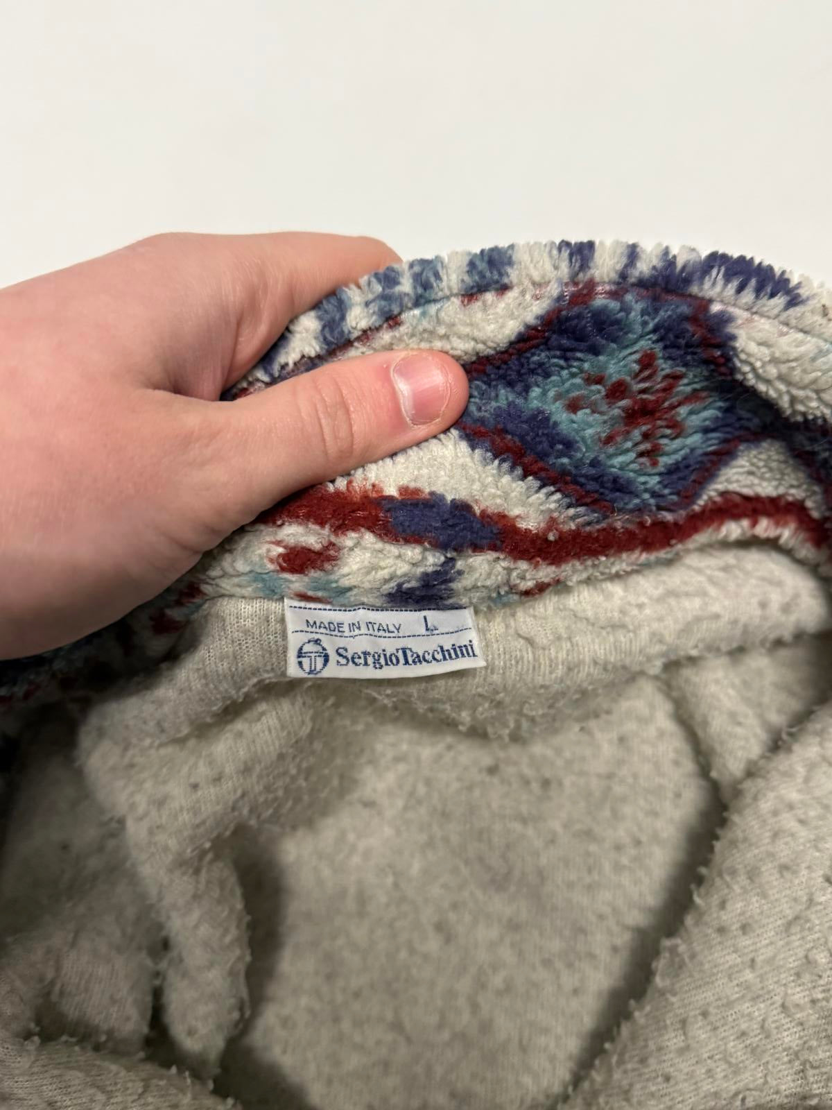 Vintage 90s Sergio Tacchini sherpa fleece (L)